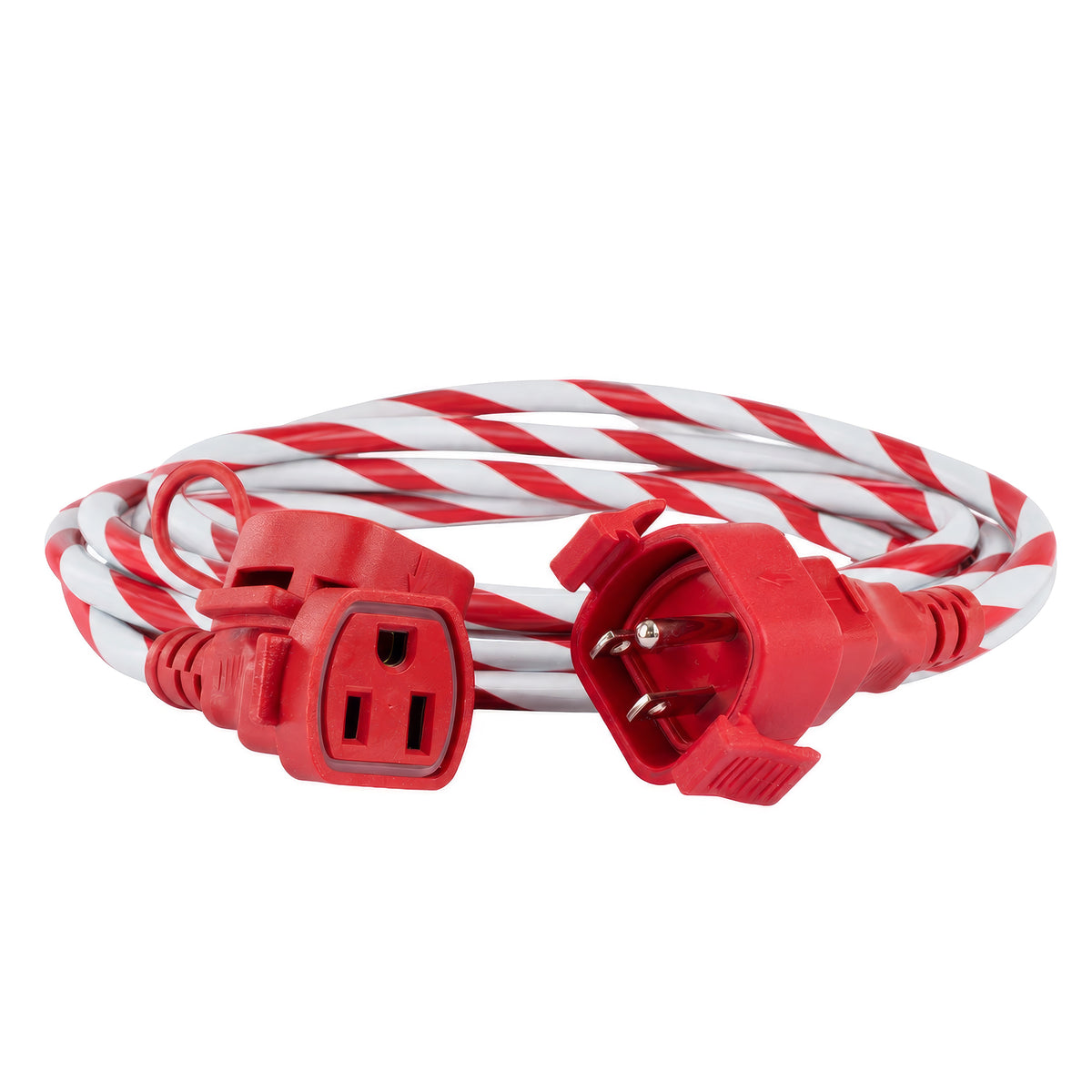 Waterproof Extension Cords - Candy Cane