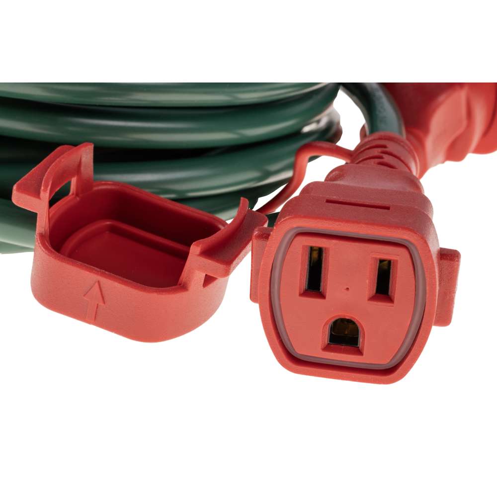 Waterproof Extension Cords - Red w/ Green Plugs