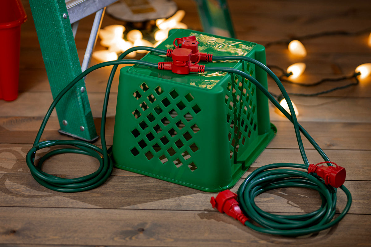 Power Station Artery - Green w/ Red Outlets