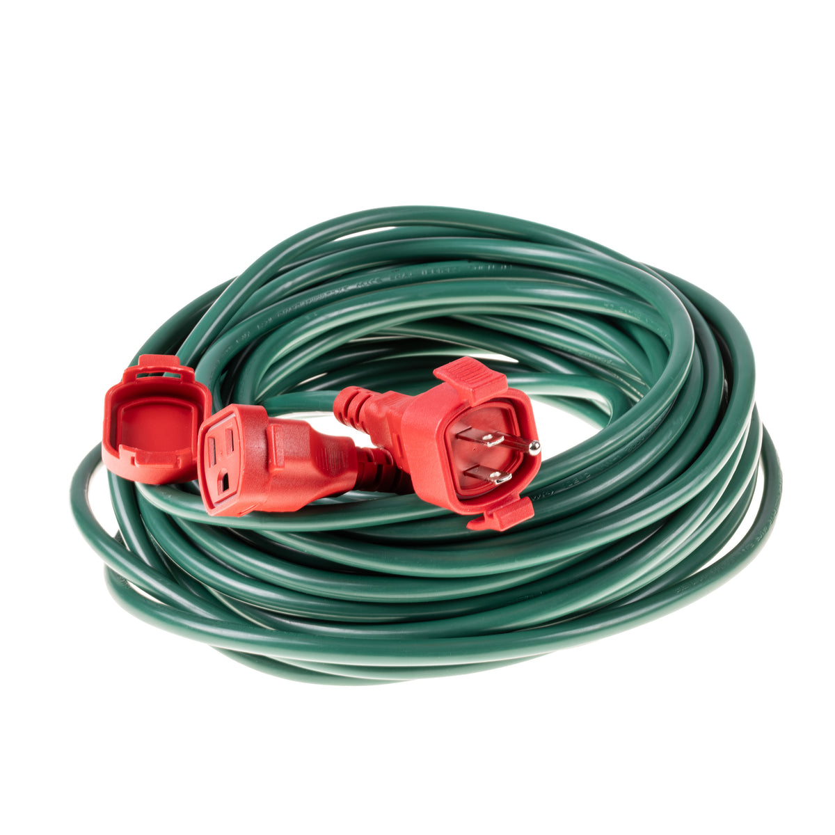 Waterproof Extension Cords - Green w/ Red Plugs