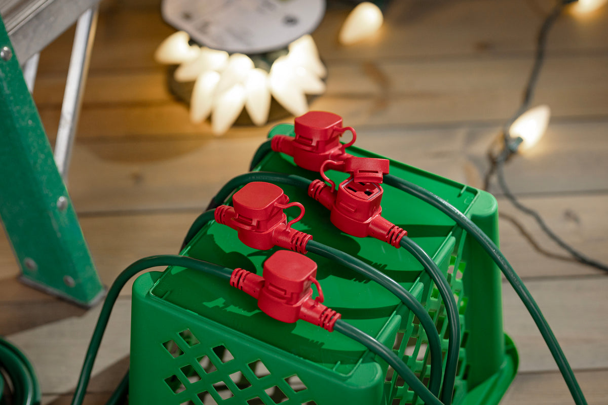 Power Station Artery - Green w/ Red Outlets