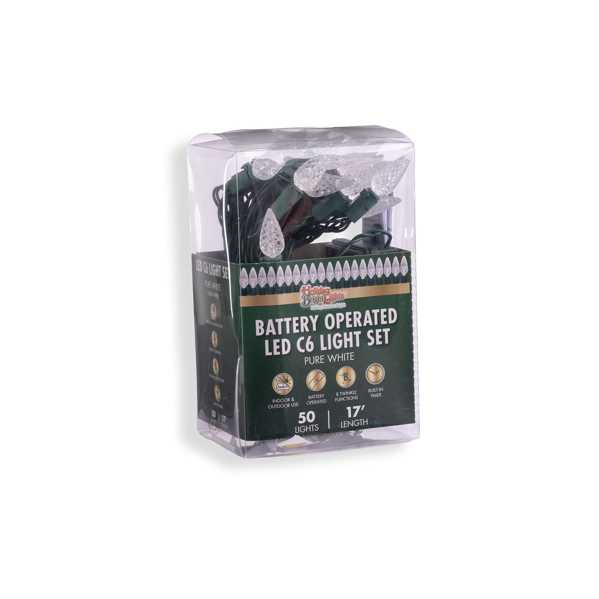 C6 50L Battery Operated Lights (Retail Box)