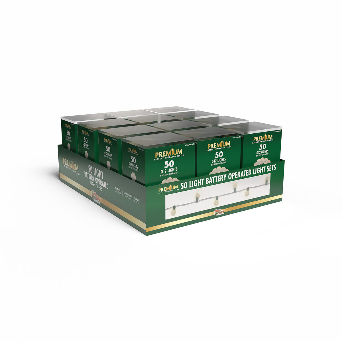 G12 50L Battery Operated Lights (Retail Box)