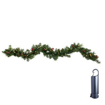 Mixed Pine Garlands (Rechargeable)