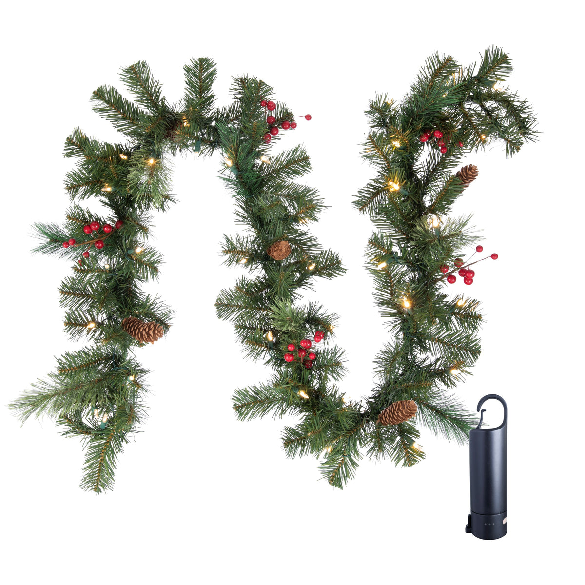 Mixed Pine Garlands (Rechargeable)