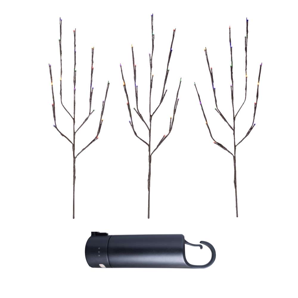 30" 60L Rechargeable Micro Twigs w/ Brown Wrap (Retail Box)