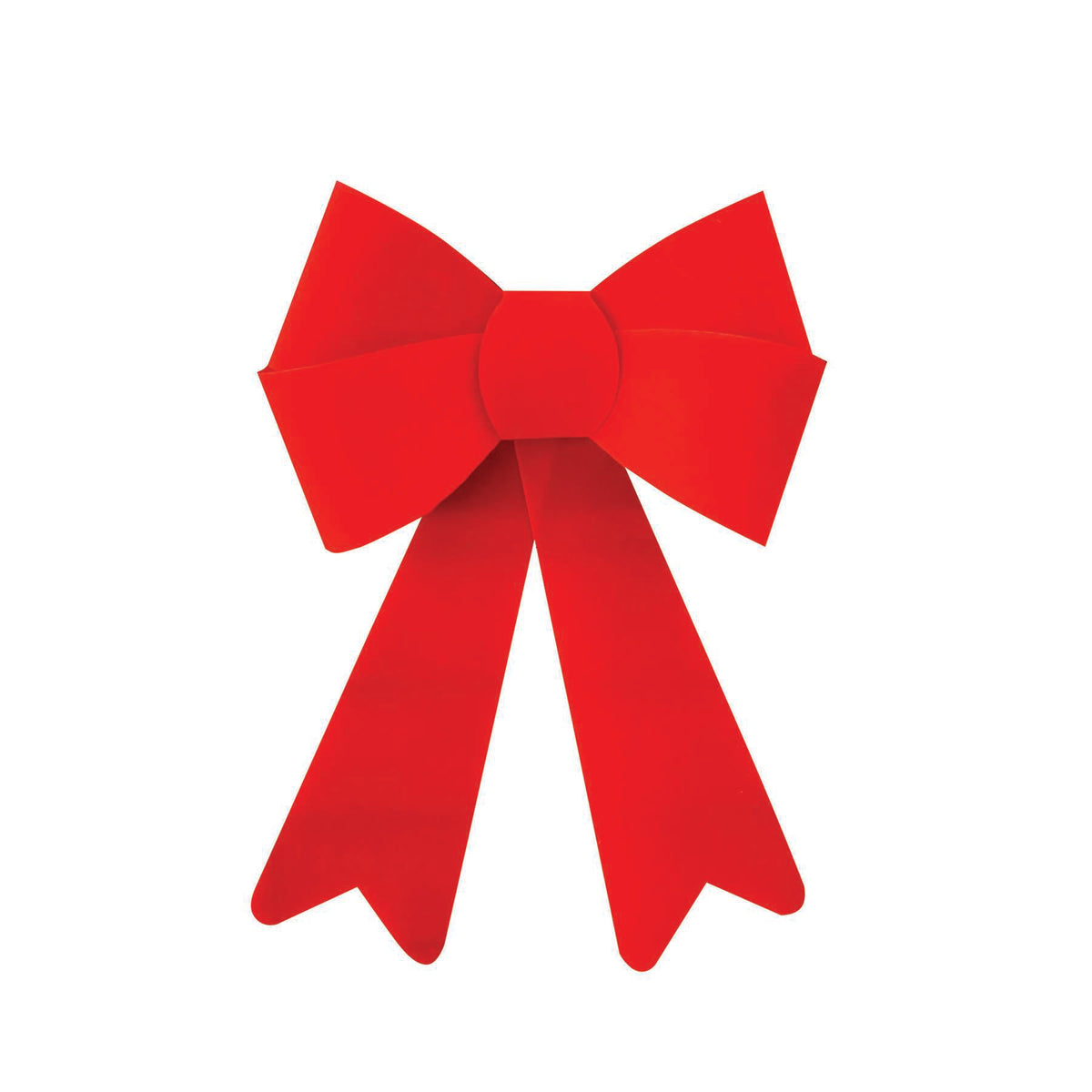 Red Rigid Velvet Bow