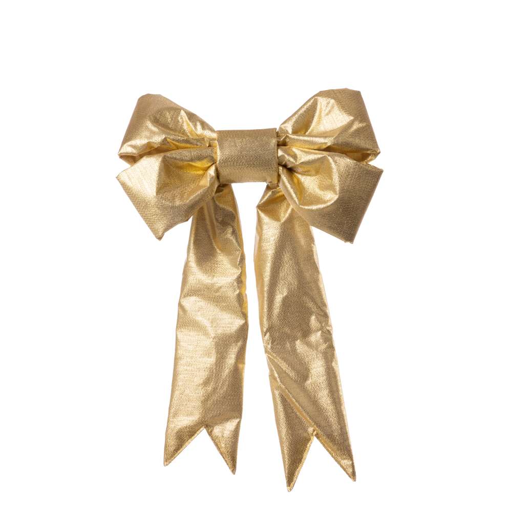 Metallic Gold Lame Bow