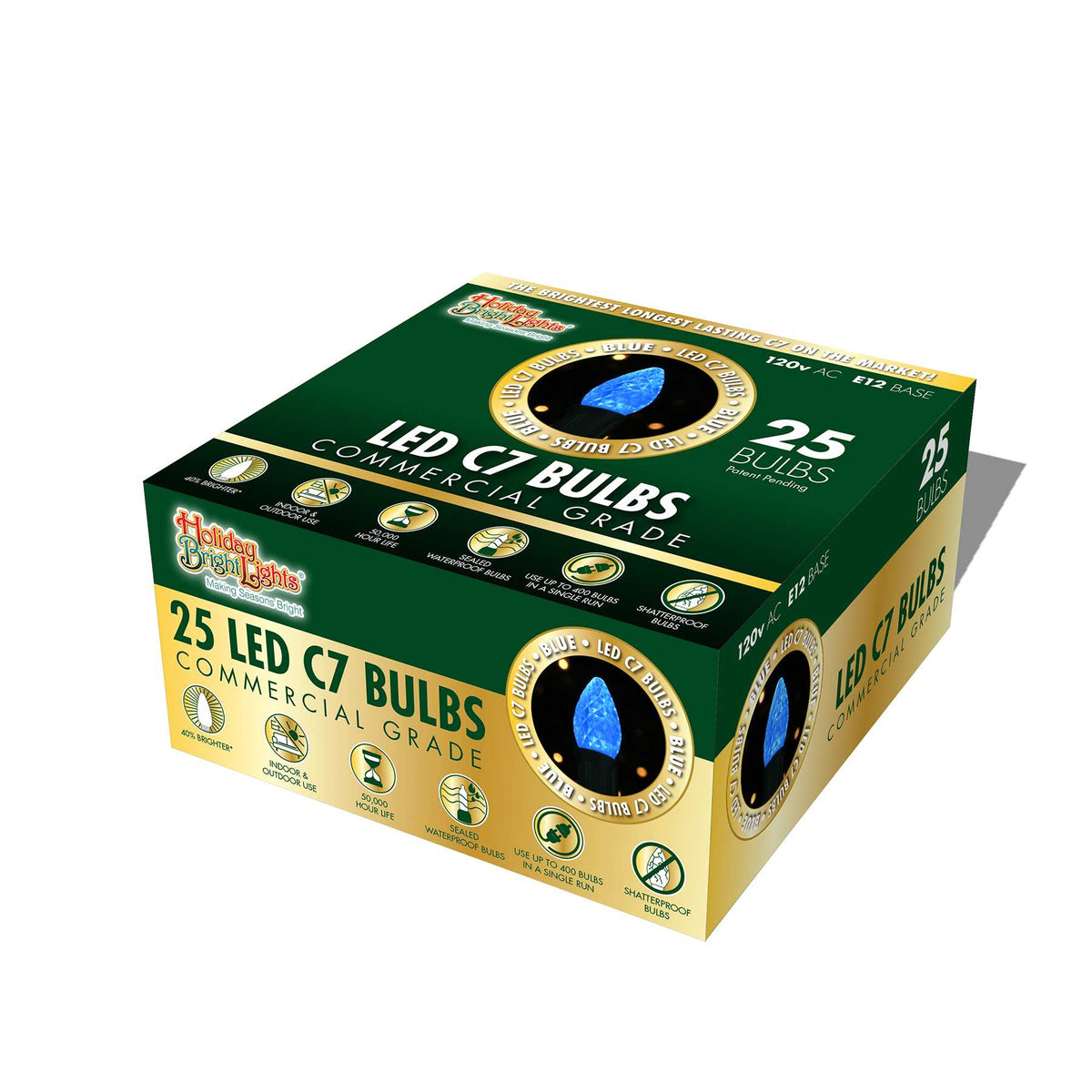 C7 LED SMD Faceted Bulbs (Retail Box)