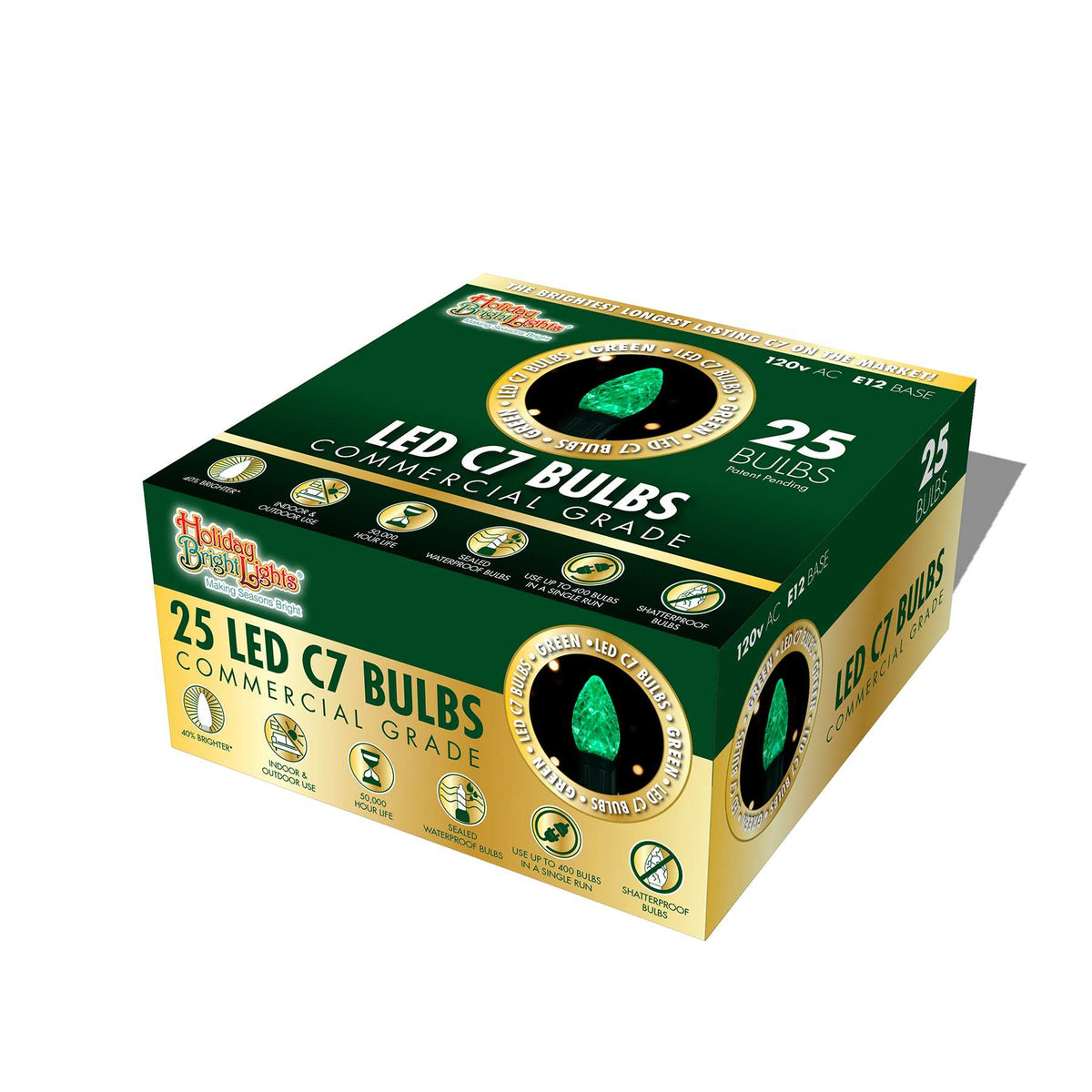 C7 LED SMD Faceted Bulbs (Retail Box)