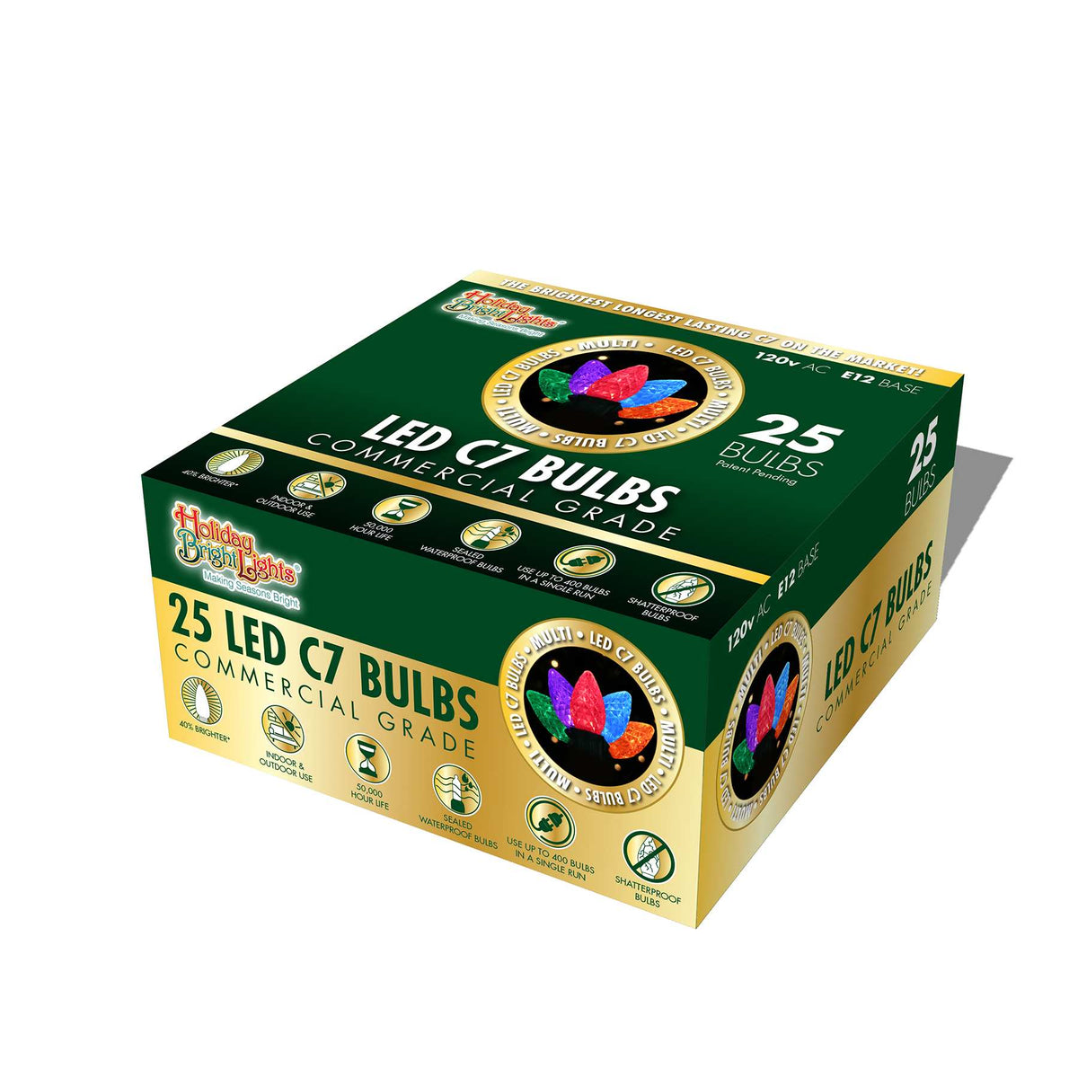 C7 LED SMD Faceted Bulbs (Retail Box)