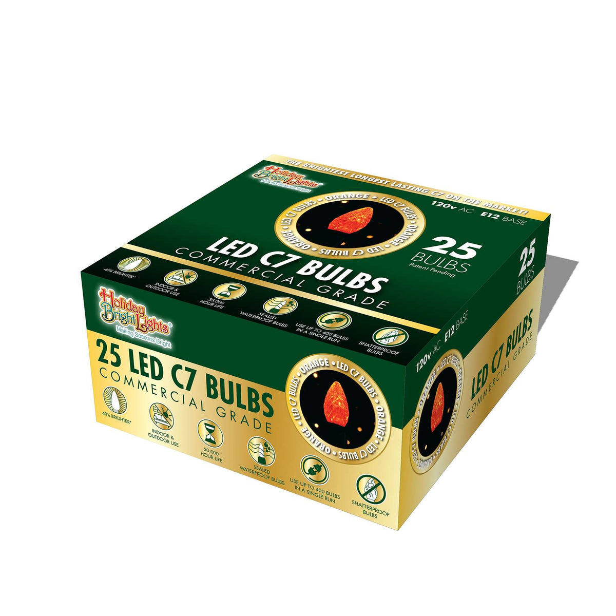 C7 LED SMD Faceted Bulbs (Retail Box)