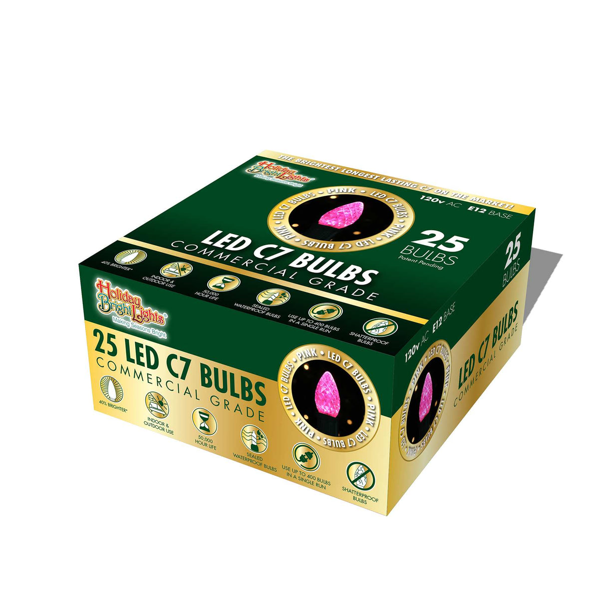 C7 LED SMD Faceted Bulbs (Retail Box)