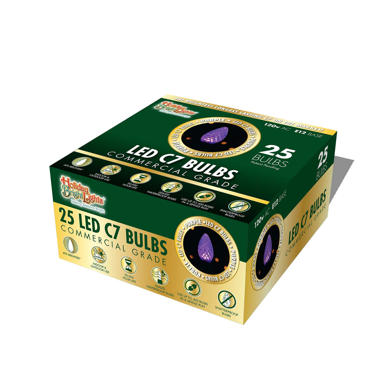 C7 LED SMD Faceted Bulbs (Retail Box)