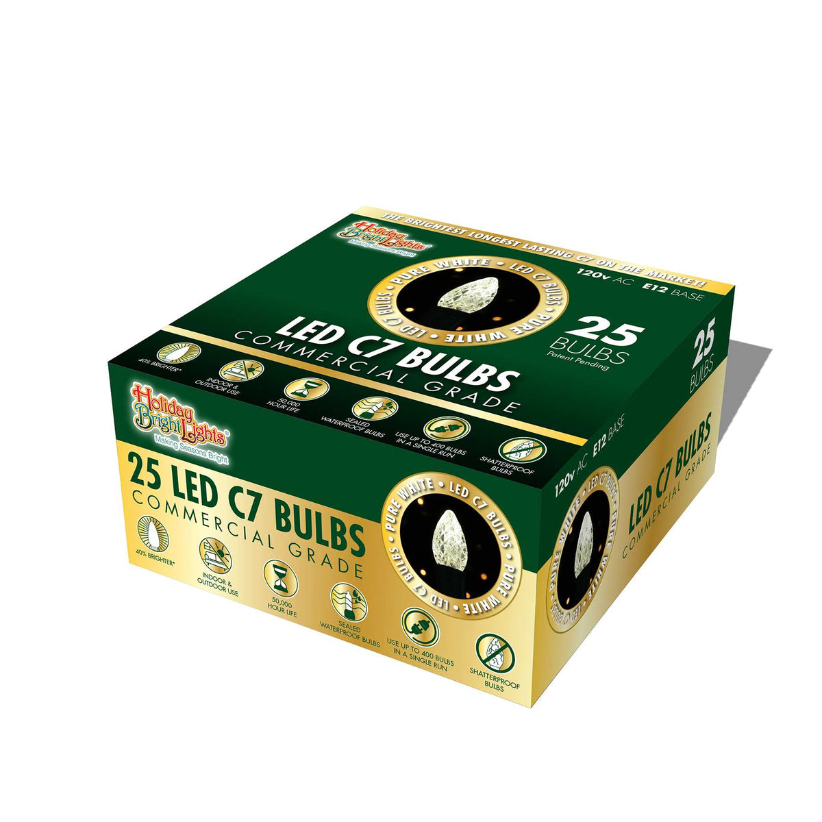 C7 LED SMD Faceted Bulbs (Retail Box)