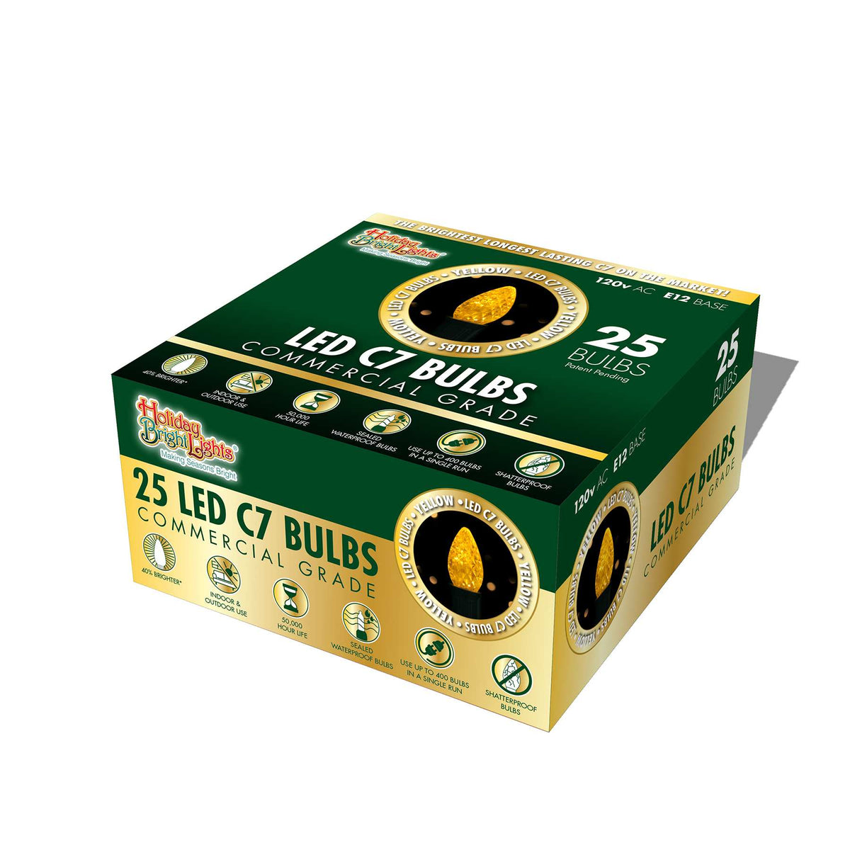 C7 LED SMD Faceted Bulbs (Retail Box)