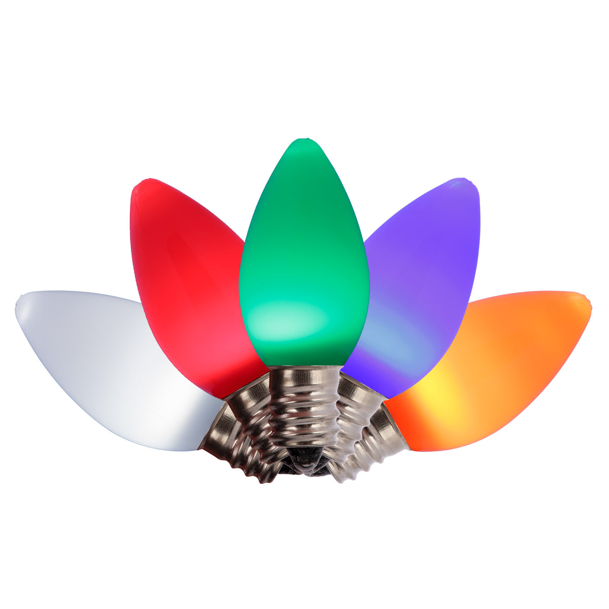 C7 LED Smooth Opaque Bulbs (Retail Box)