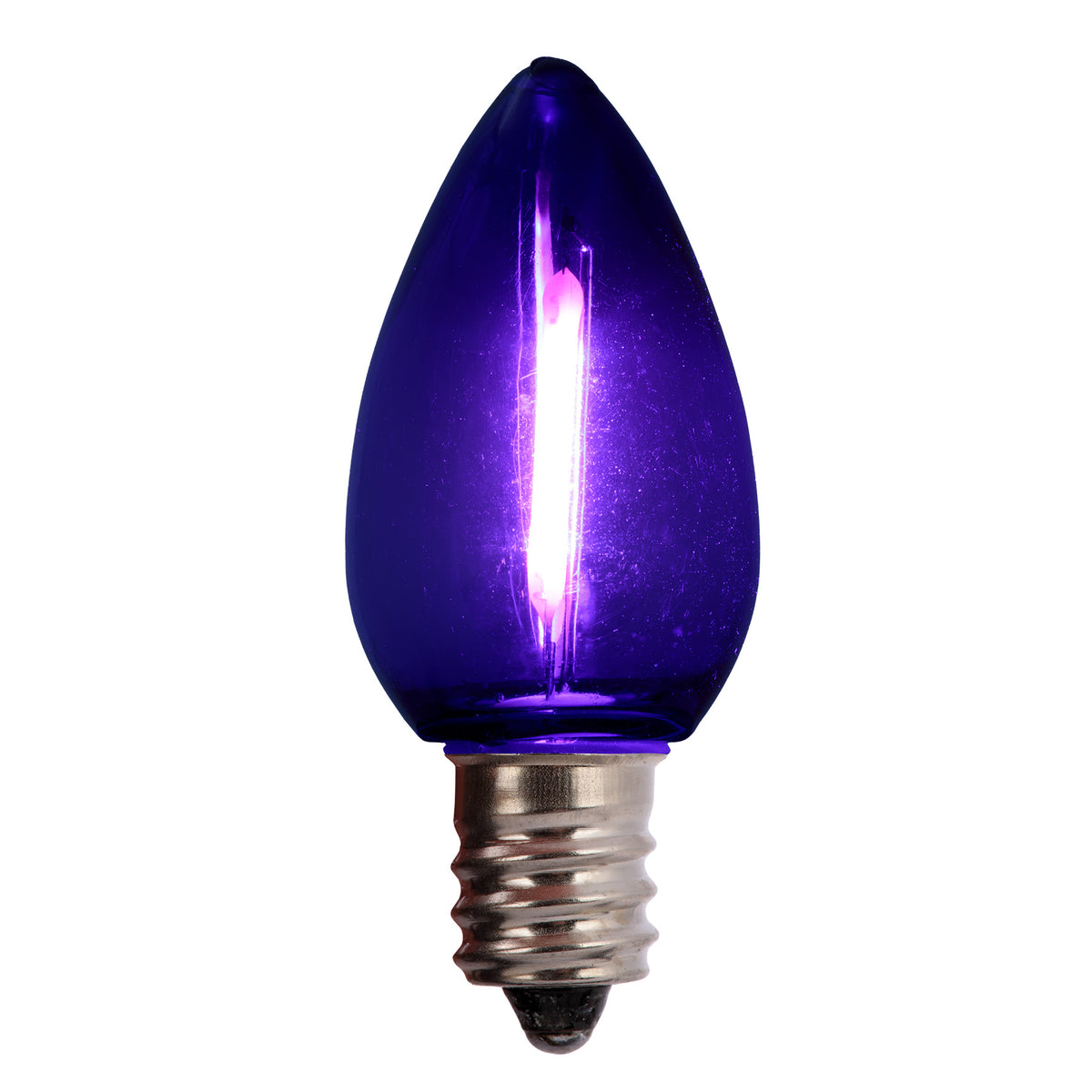 C7 Filament Smooth Transparent Bulbs (Retail Box)