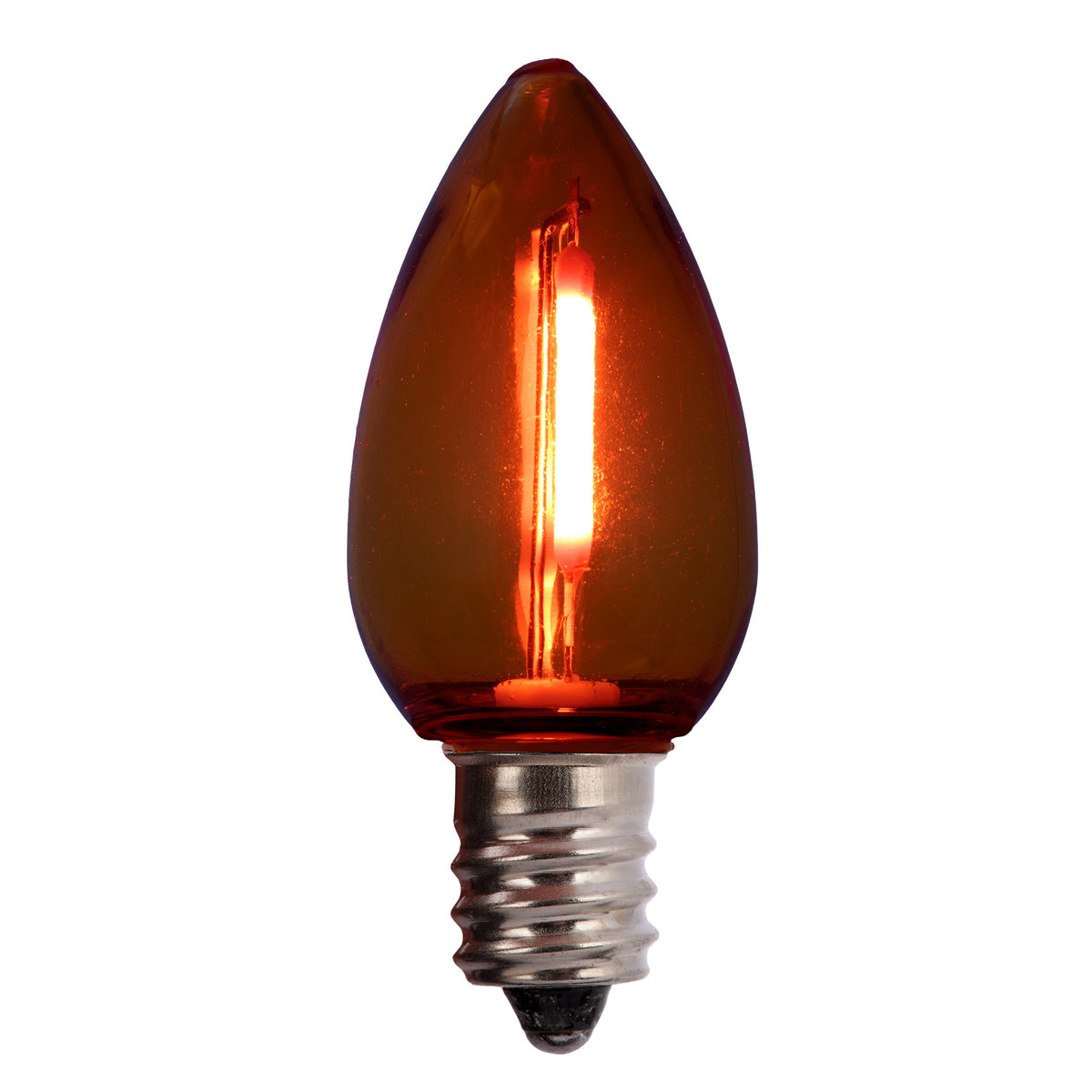 C7 Filament Smooth Transparent Bulbs (Retail Box)