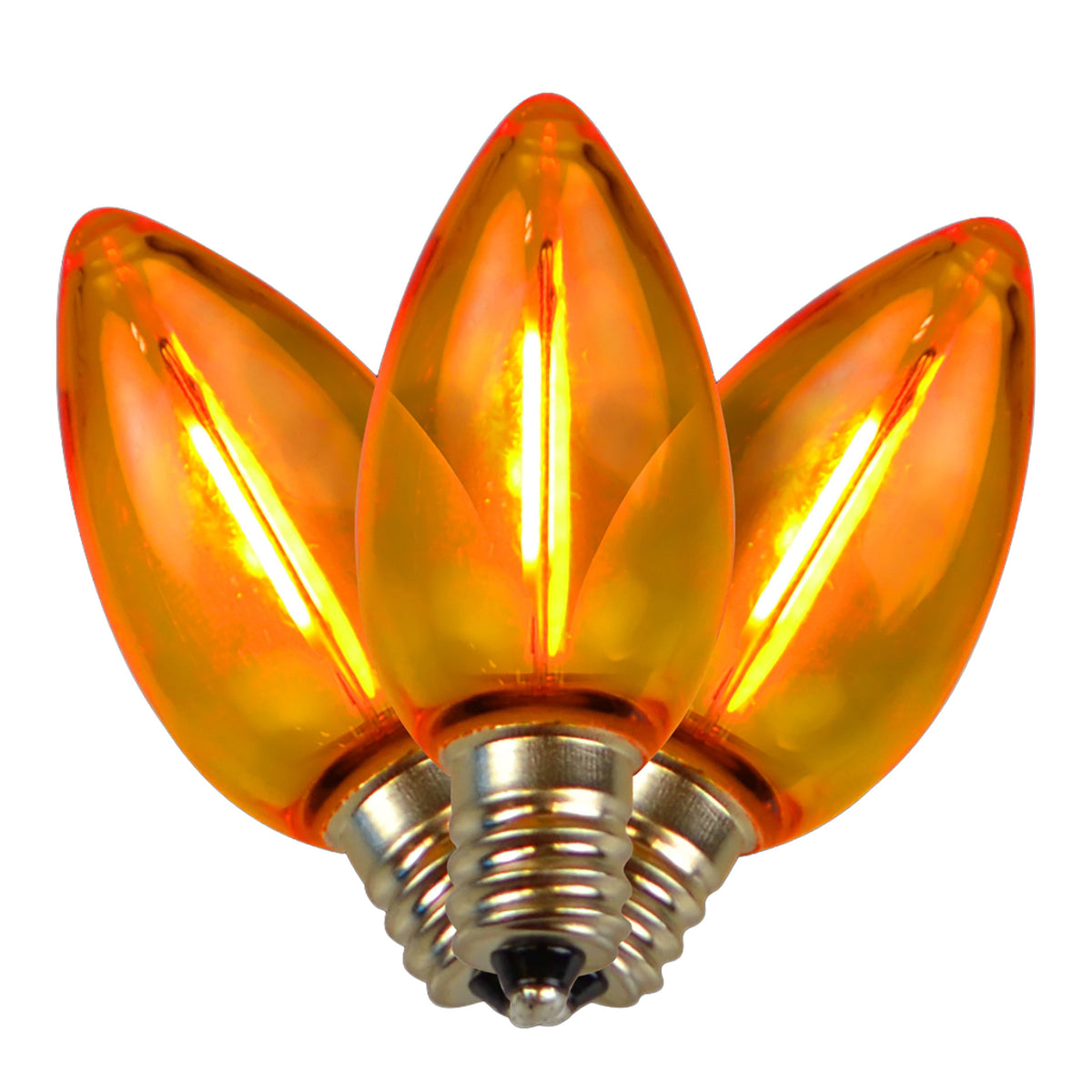 C7 Filament Smooth Transparent Bulbs (Retail Box)