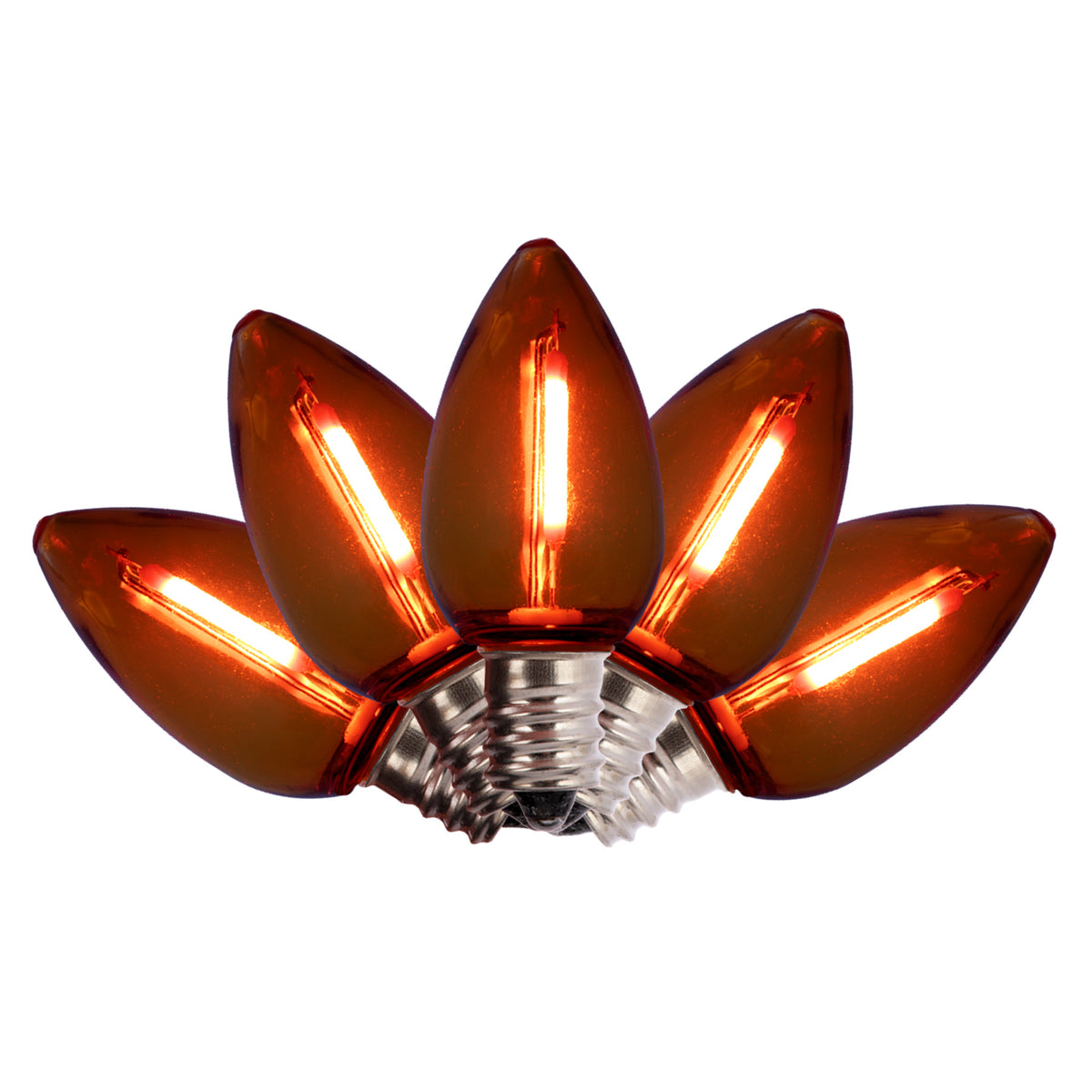 C7 Filament Smooth Transparent Bulbs (Retail Box)