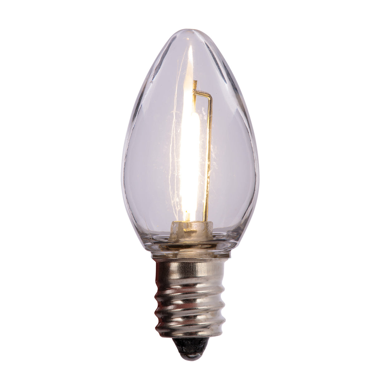 C7 Filament Smooth Transparent Bulbs (Retail Box)