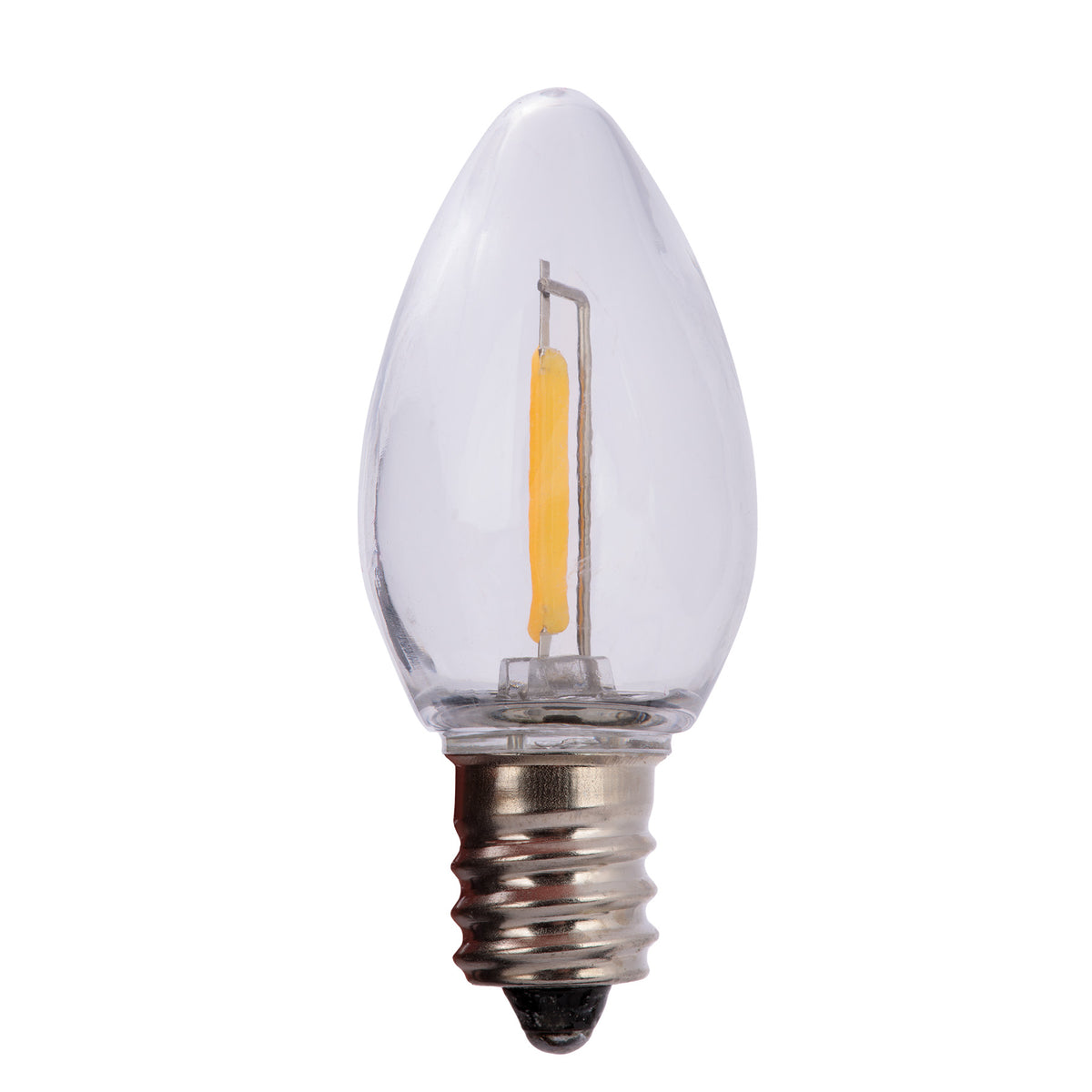 C7 Filament Smooth Transparent Bulbs (Retail Box)