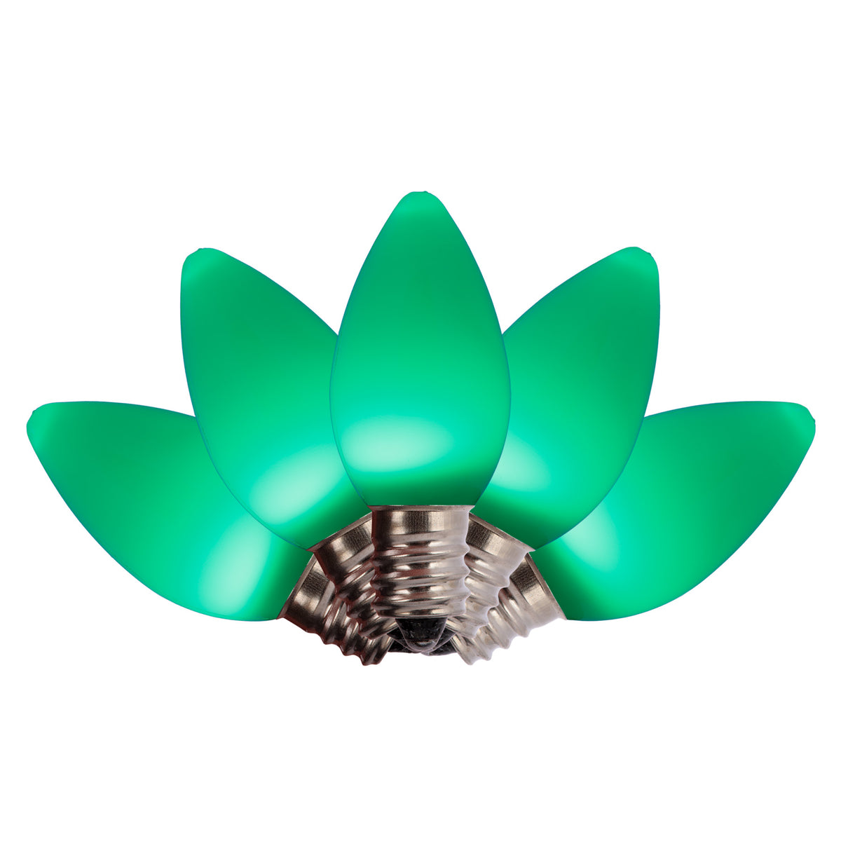 C7 LED Smooth Opaque Bulbs (Polybag)