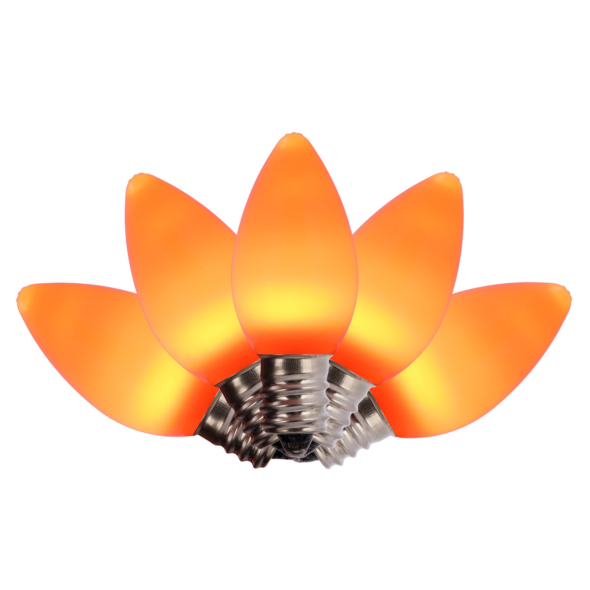 C7 LED Smooth Opaque Bulbs (Polybag)