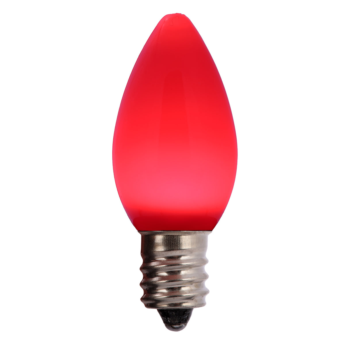 C7 LED Smooth Opaque Bulbs (Polybag)