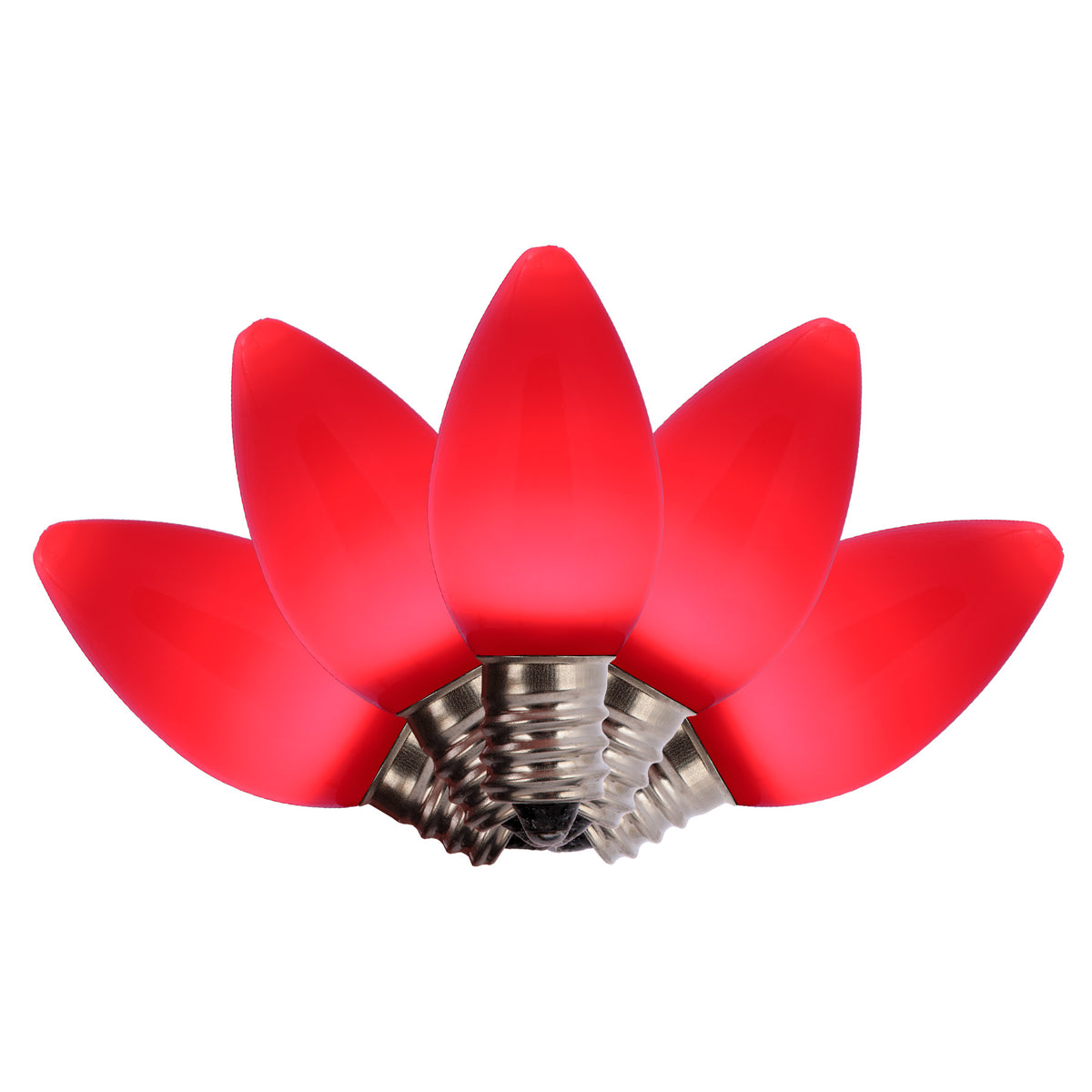 C7 LED Smooth Opaque Bulbs (Polybag)