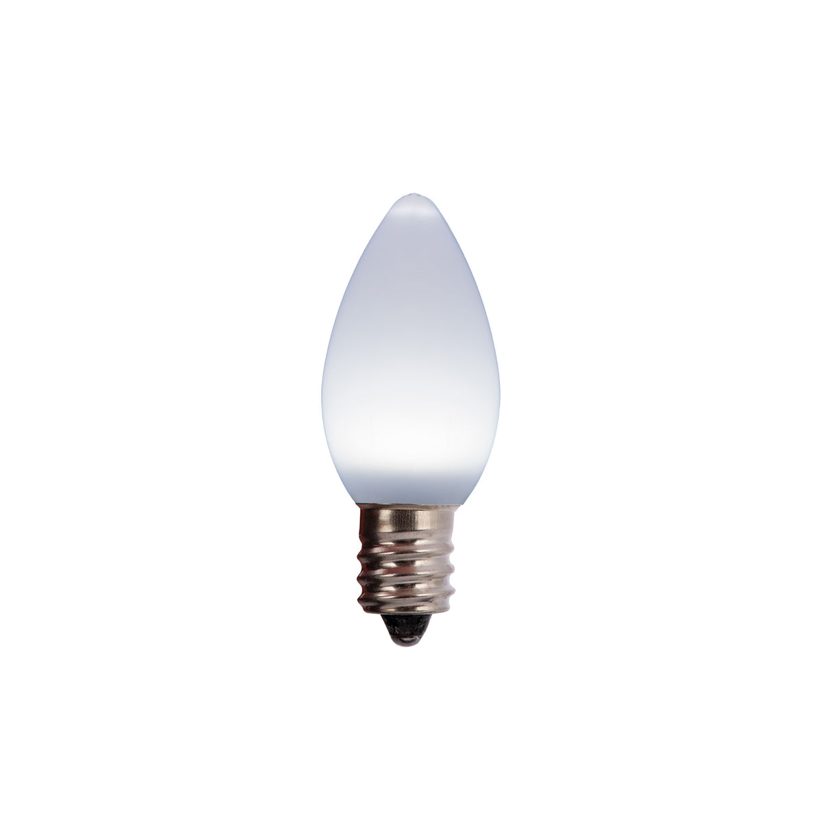 C7 LED Smooth Opaque Bulbs (Polybag)