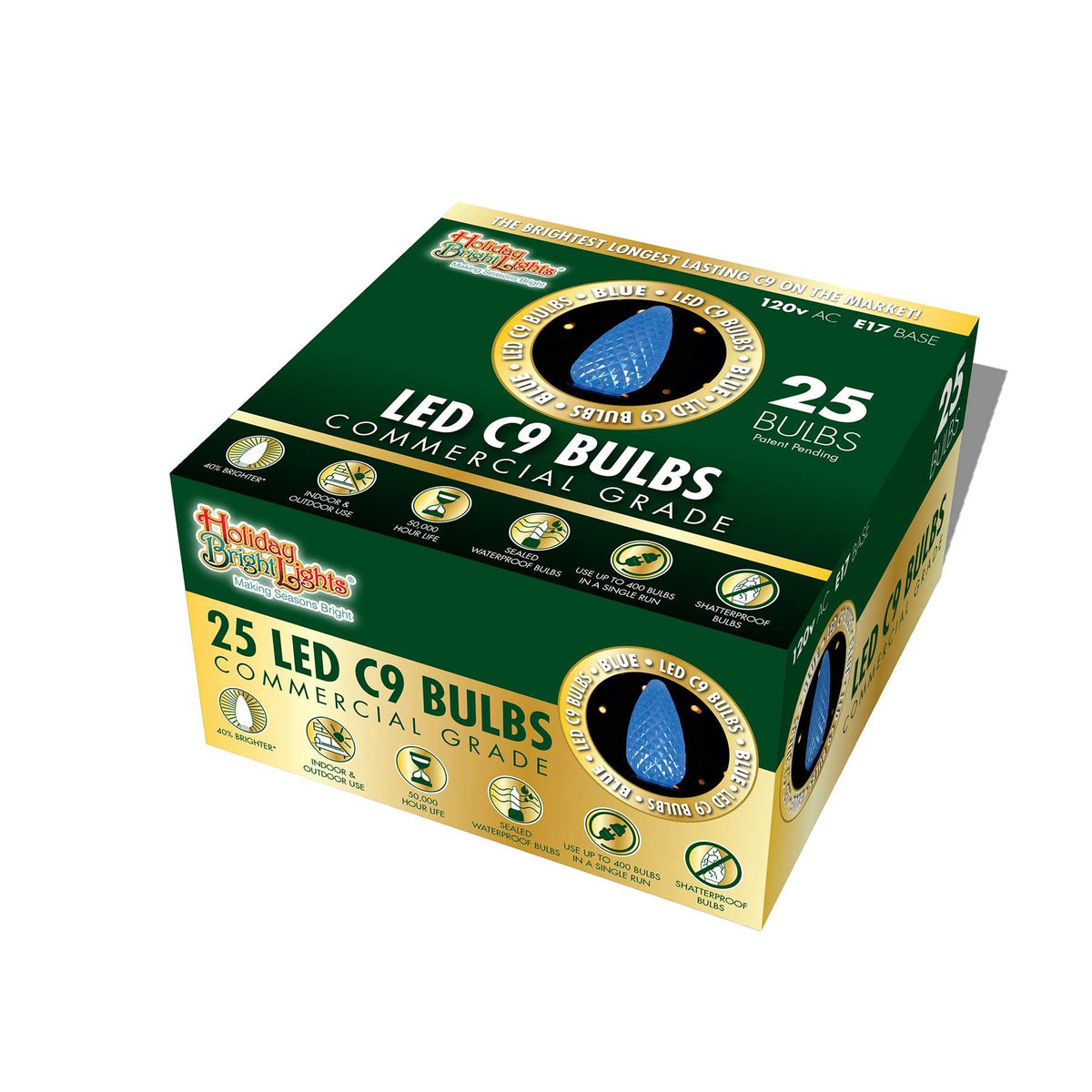 C9 LED SMD Faceted Bulbs (Retail Box)