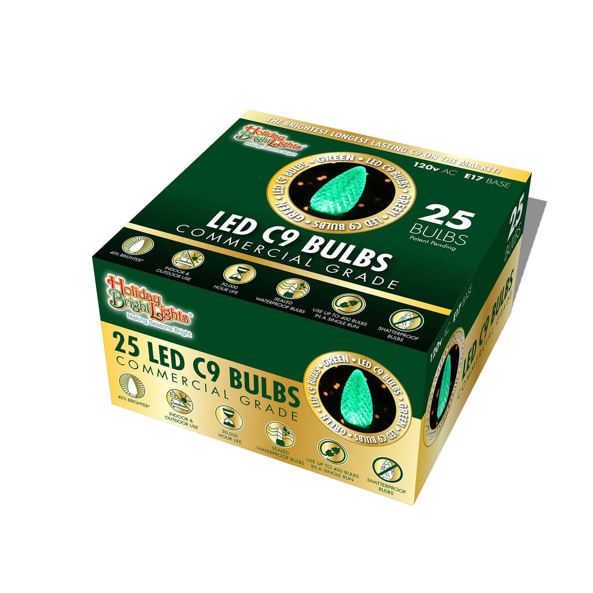 C9 LED SMD Faceted Bulbs (Retail Box)