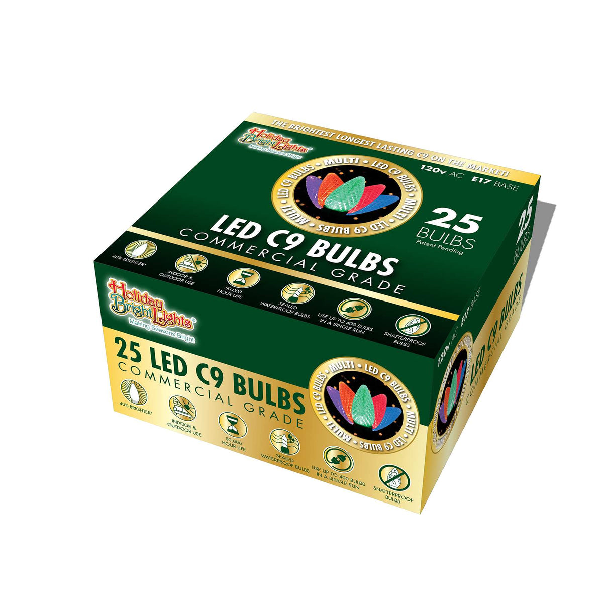 C9 LED SMD Faceted Bulbs (Retail Box)