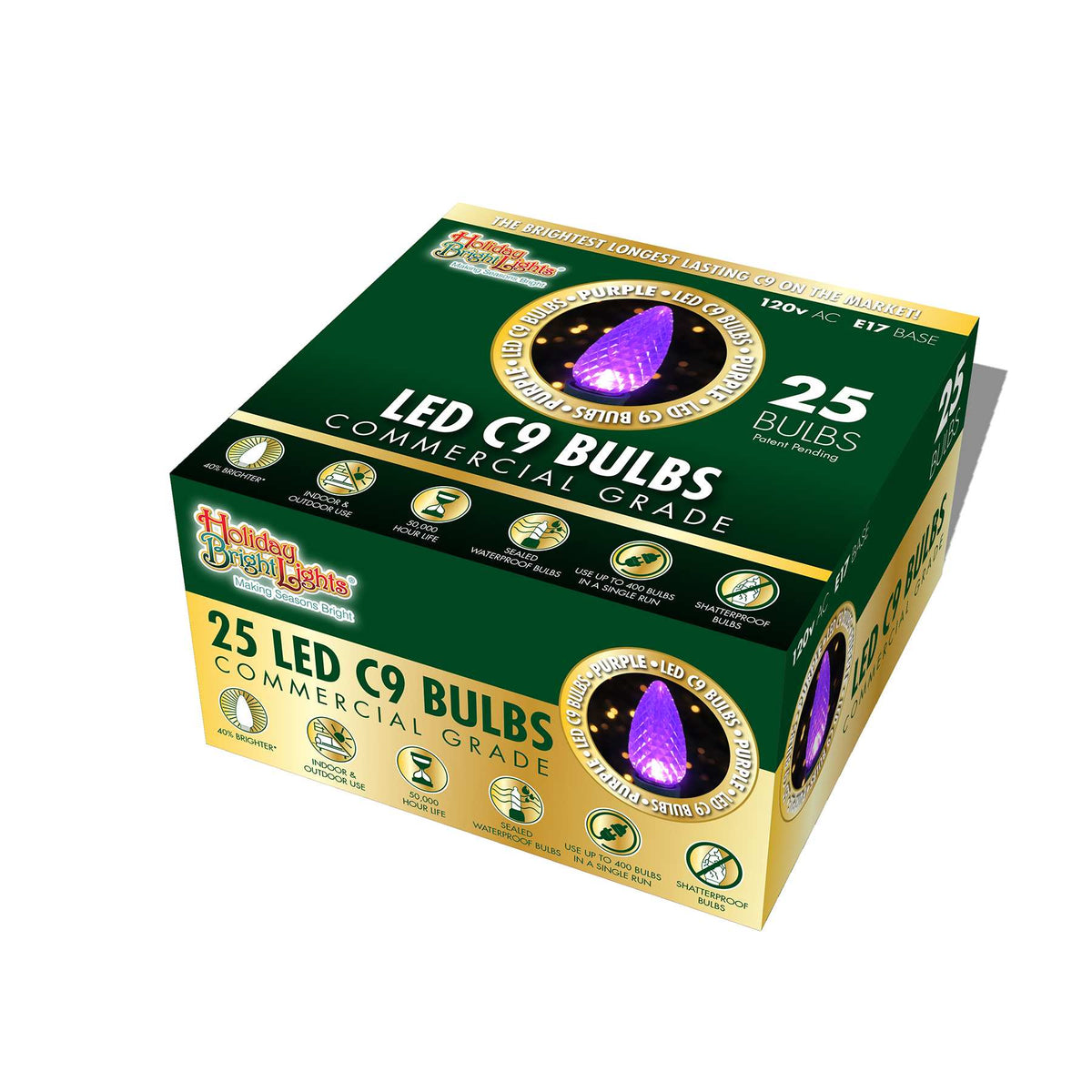 C9 LED SMD Faceted Bulbs (Retail Box)