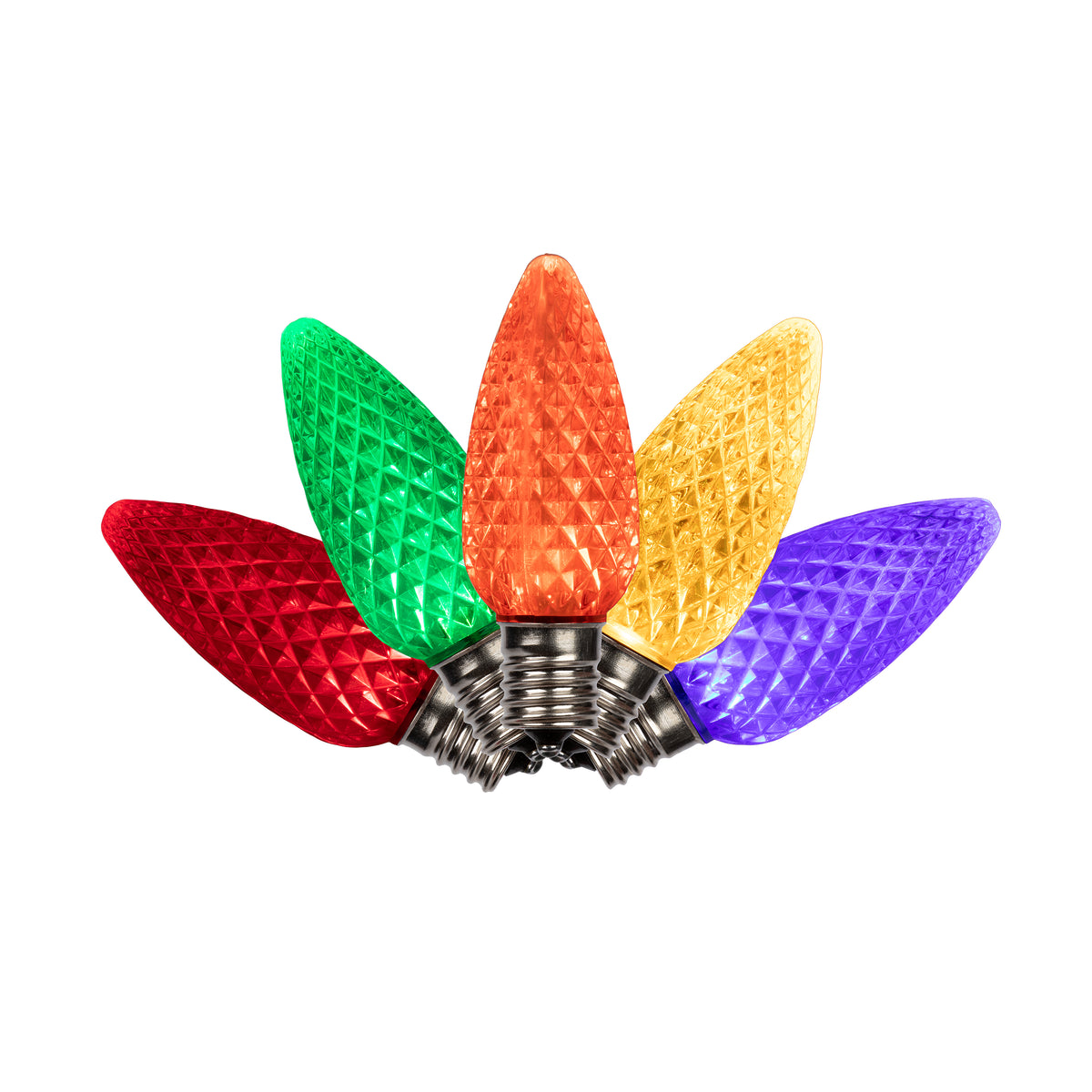 C9 LED SMD Faceted PS Bulbs (Polybag)