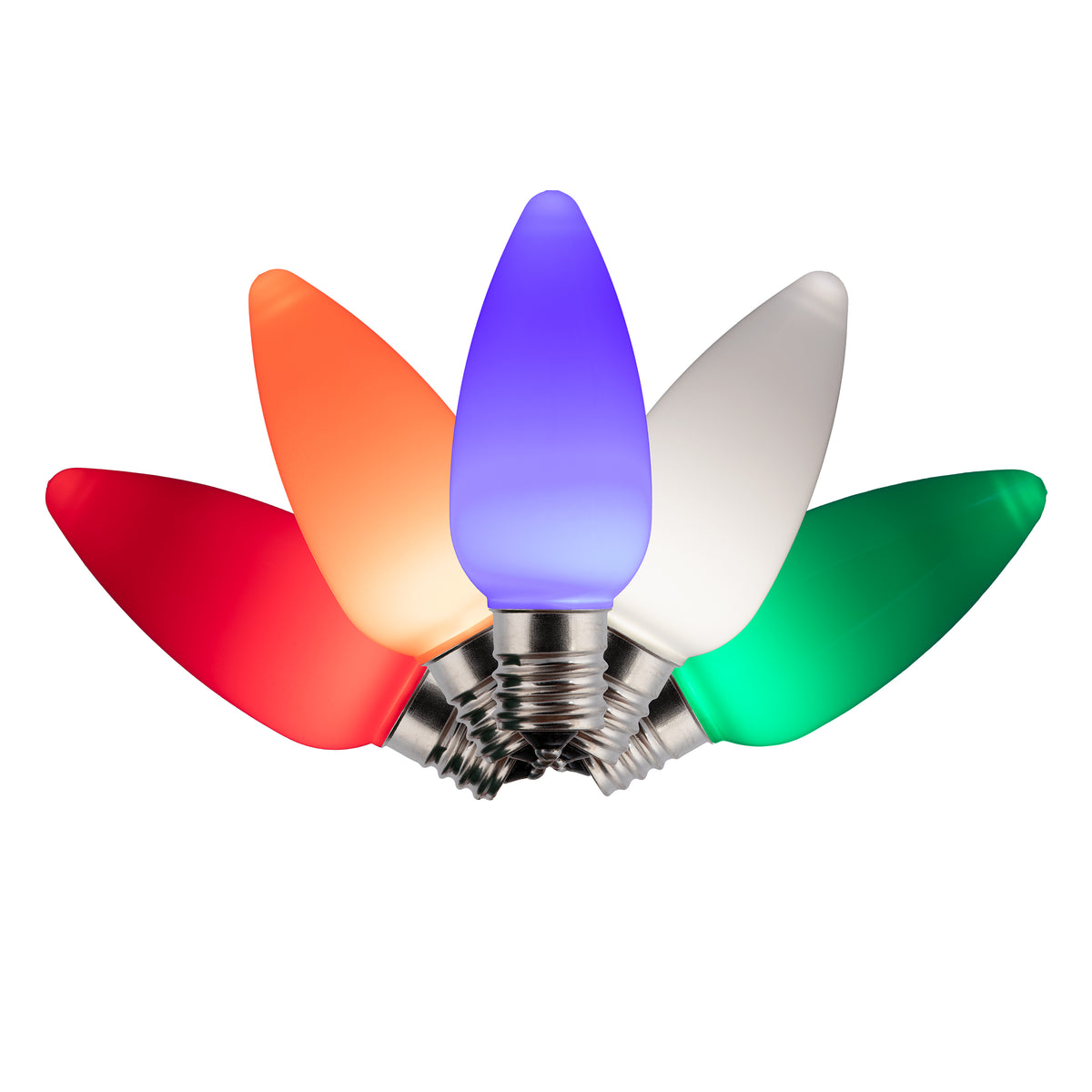 LED C9 SMD Smooth Opaque PS Bulbs (Polybag)