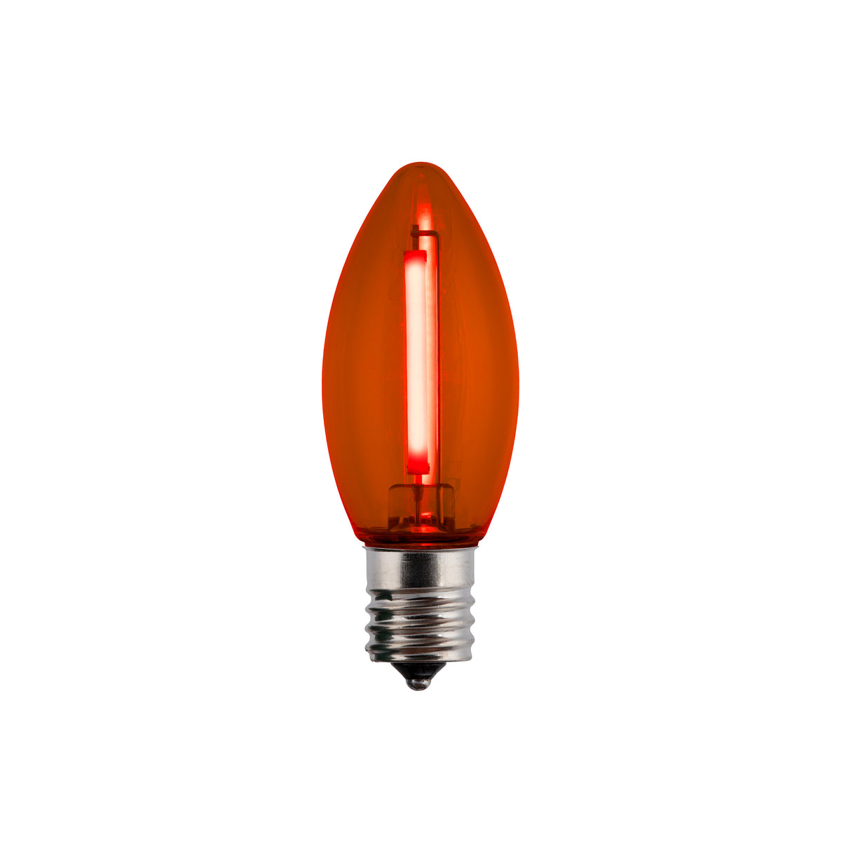 C9 LED SMD Smooth Transparent Phoenix Bulbs (Retail Box)