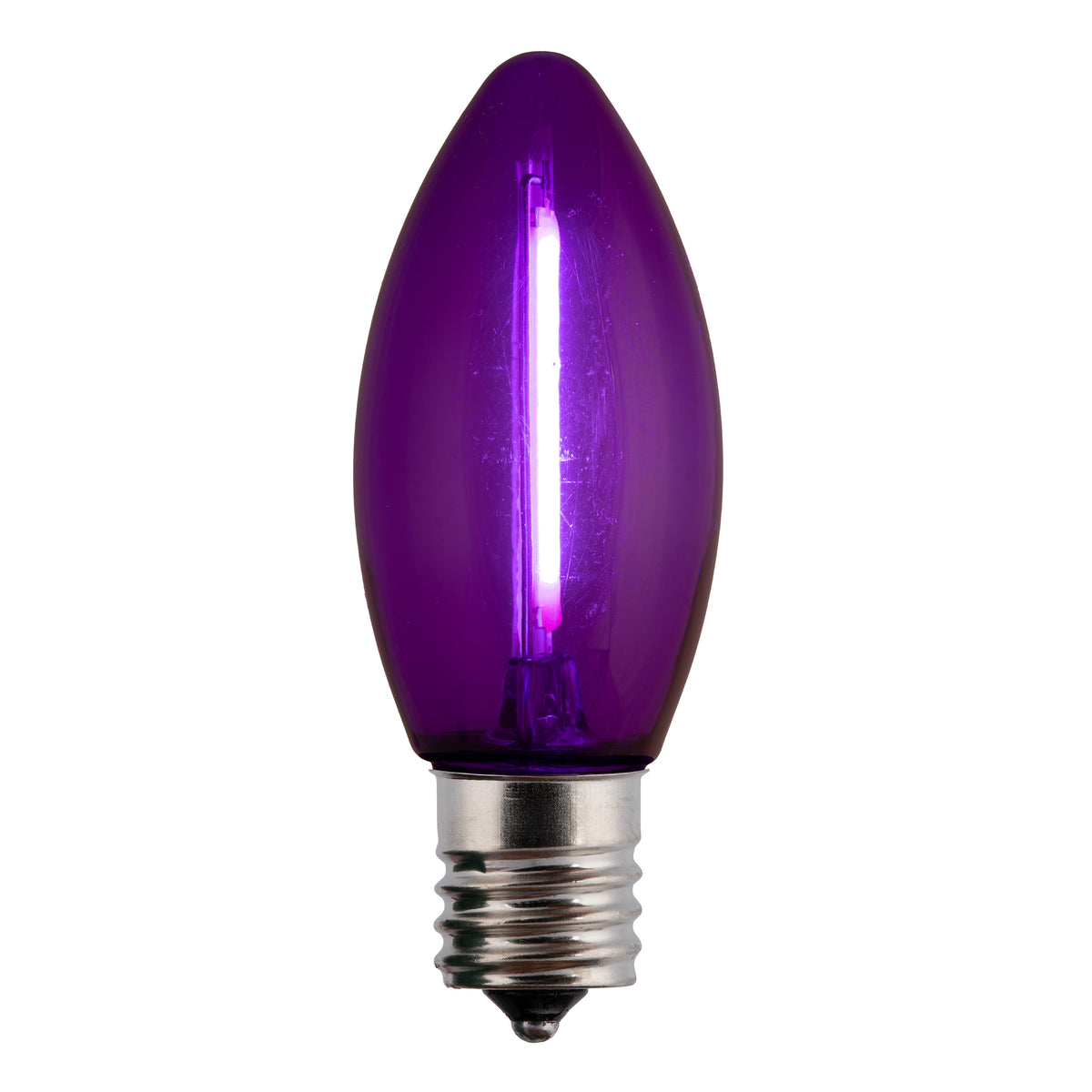 C9 LED SMD Smooth Transparent Phoenix Bulbs (Retail Box)
