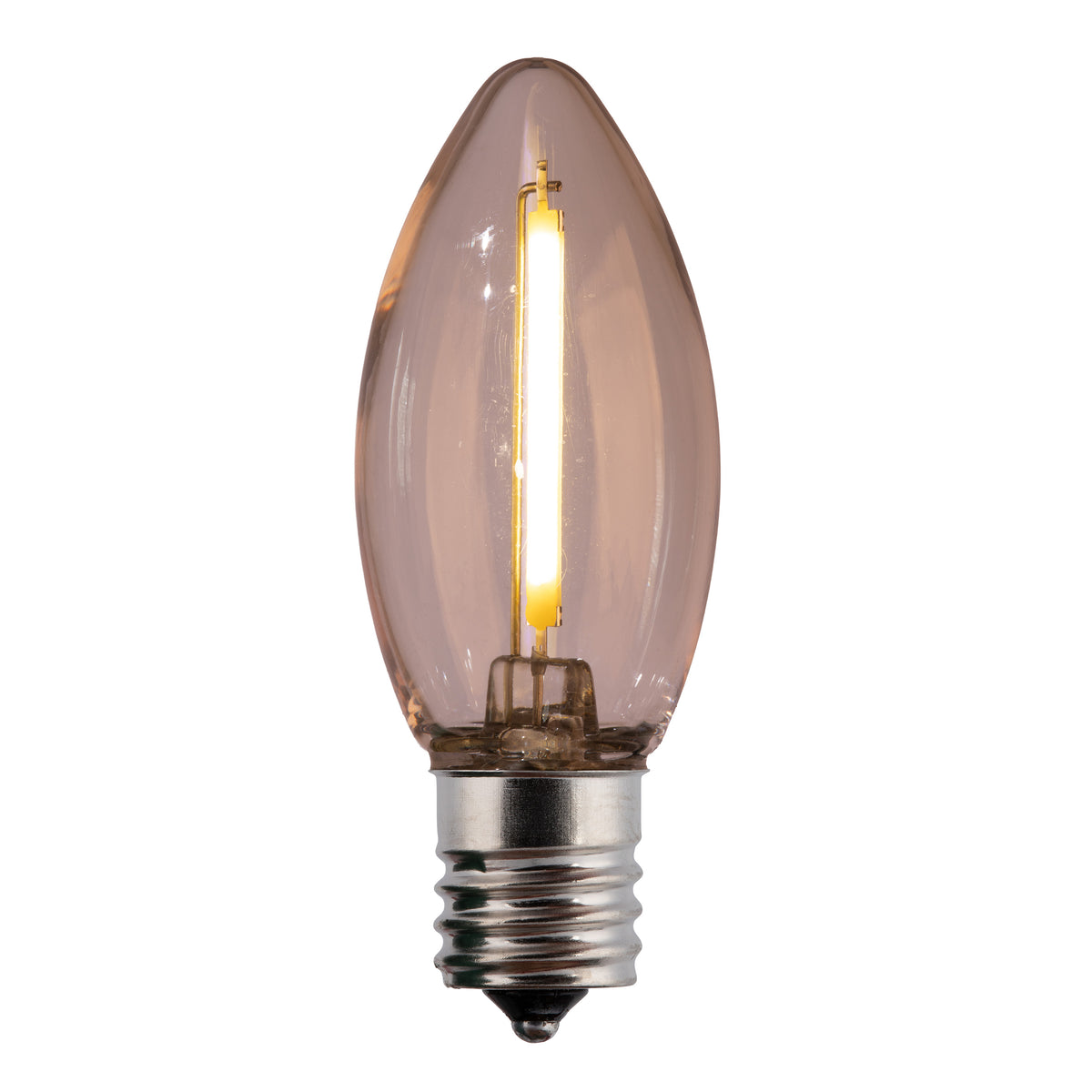 C9 LED SMD Smooth Transparent Phoenix Bulbs (Retail Box)