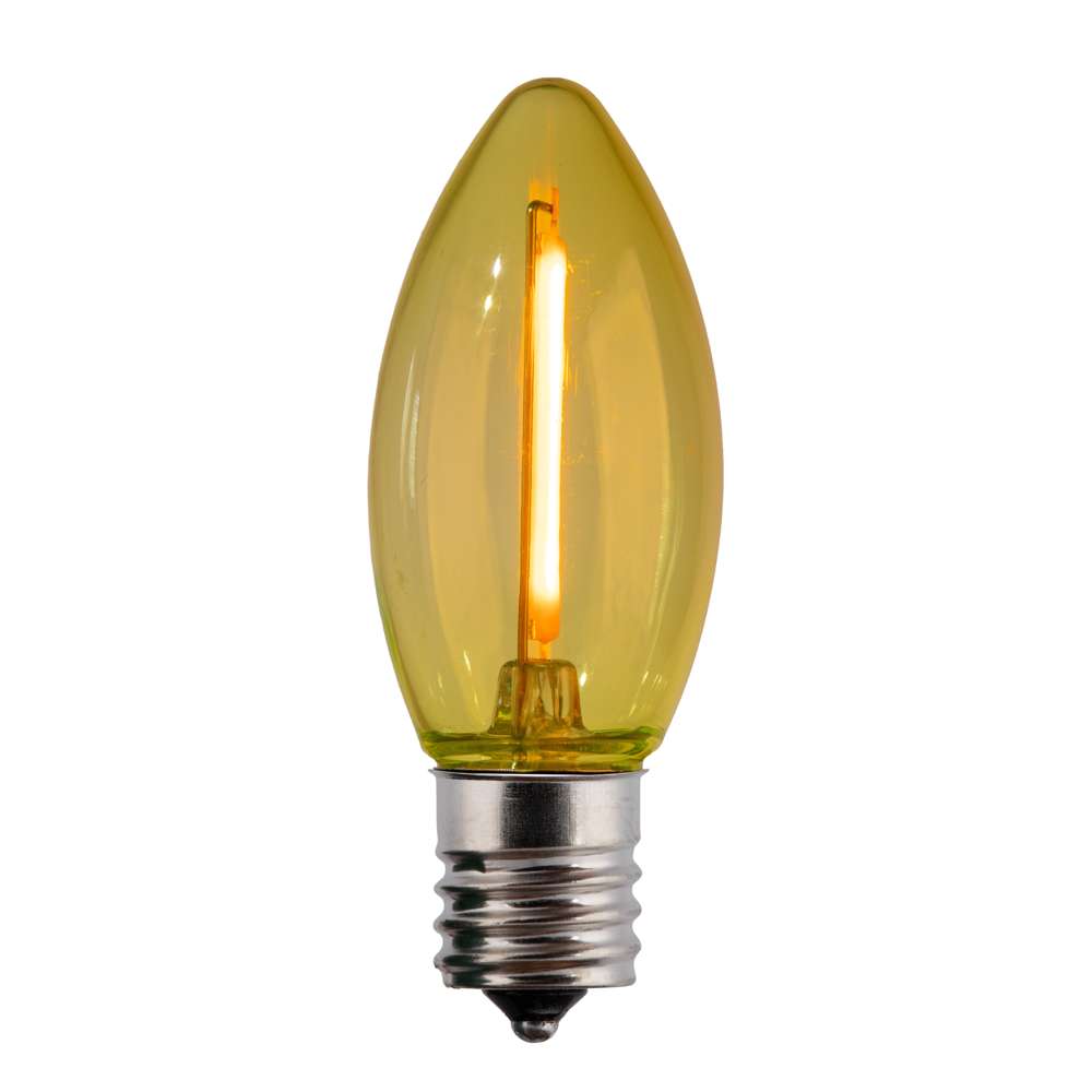 C9 LED SMD Smooth Transparent Phoenix Bulbs (Retail Box)