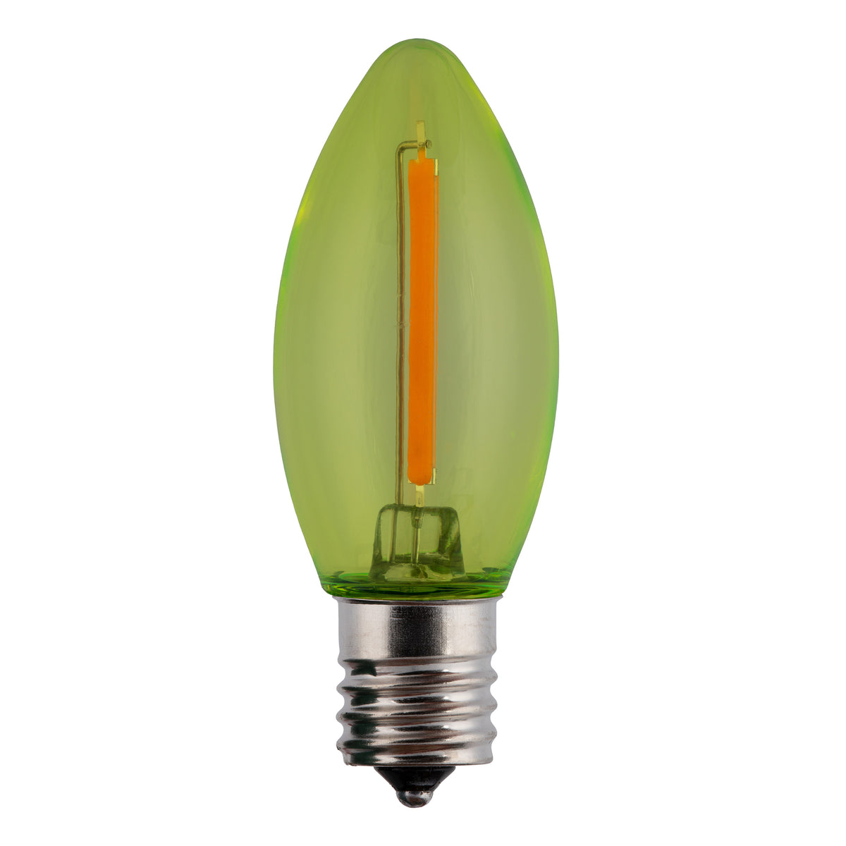 C9 LED SMD Smooth Transparent Phoenix Bulbs (Retail Box)