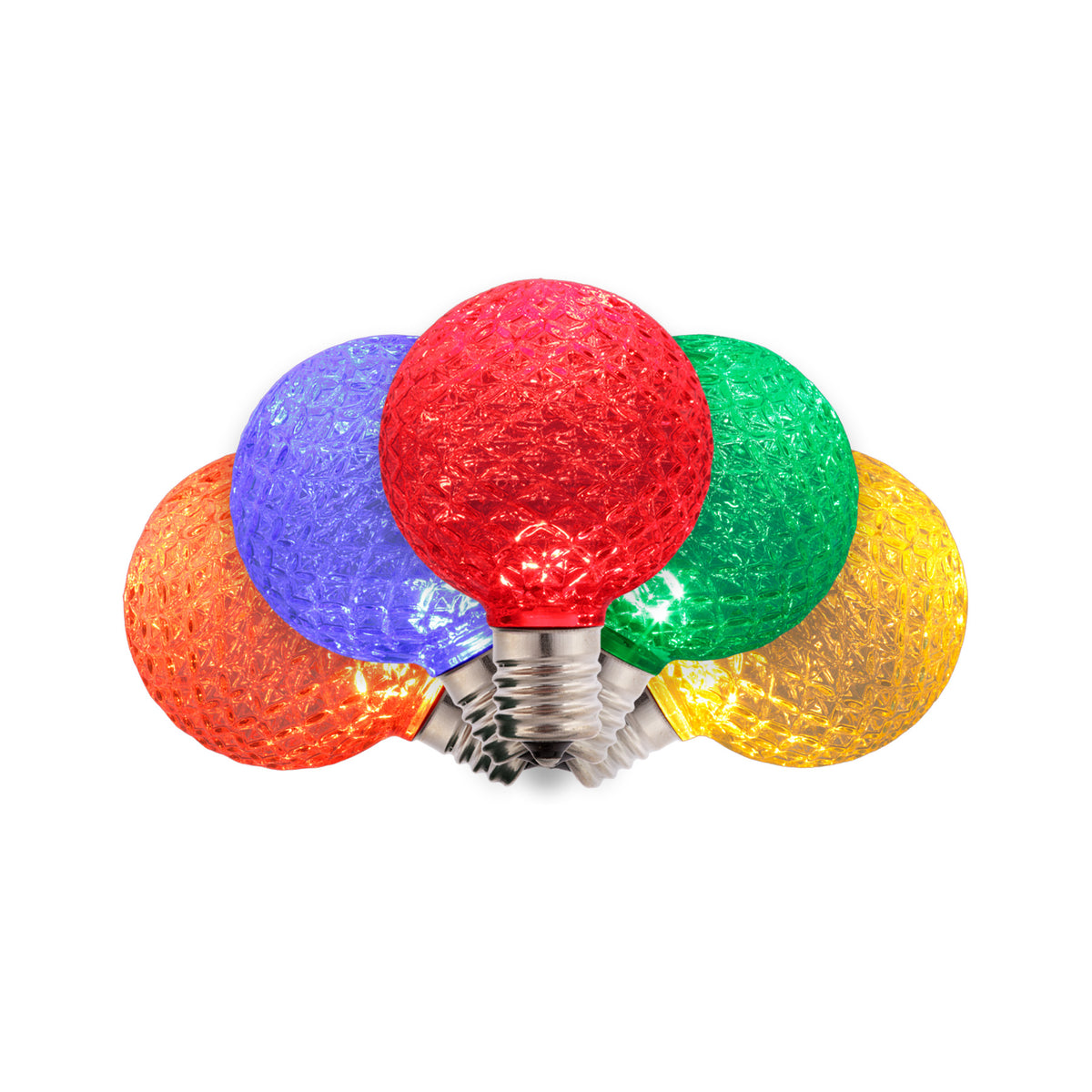 G50 LED Faceted Bulbs (Retail Box)