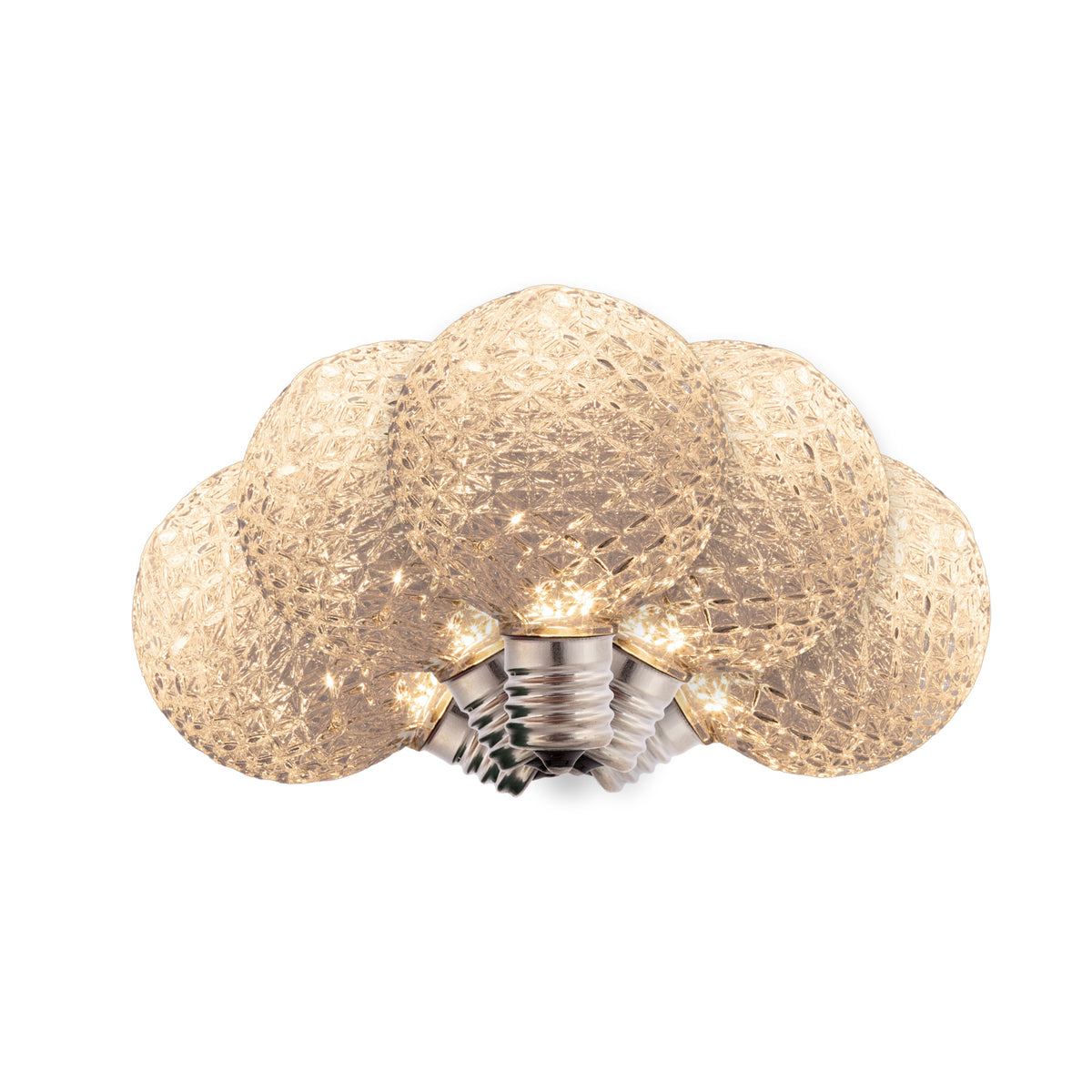 G50 LED Faceted Bulbs (Retail Box)