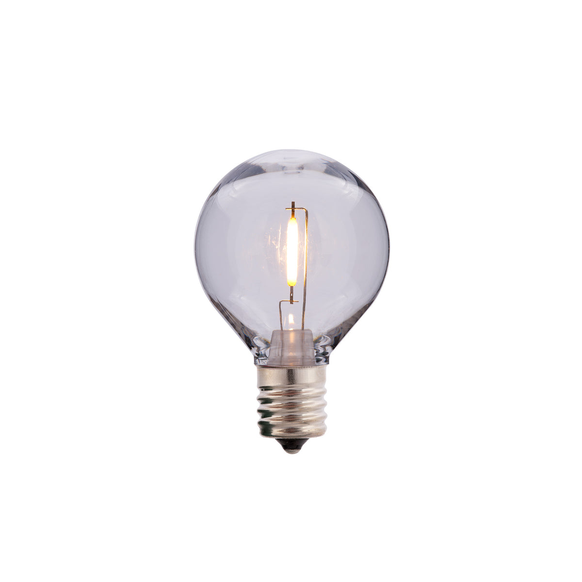 G50 LED Smooth Transparent Bulbs (Retail Box)