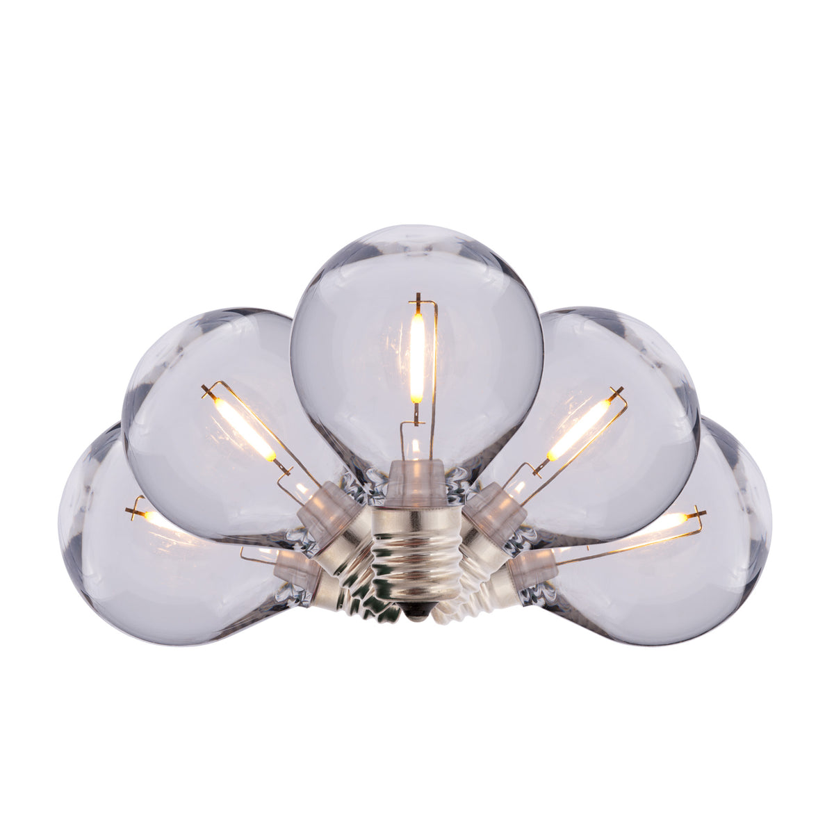 G50 LED Smooth Transparent Bulbs (Retail Box)