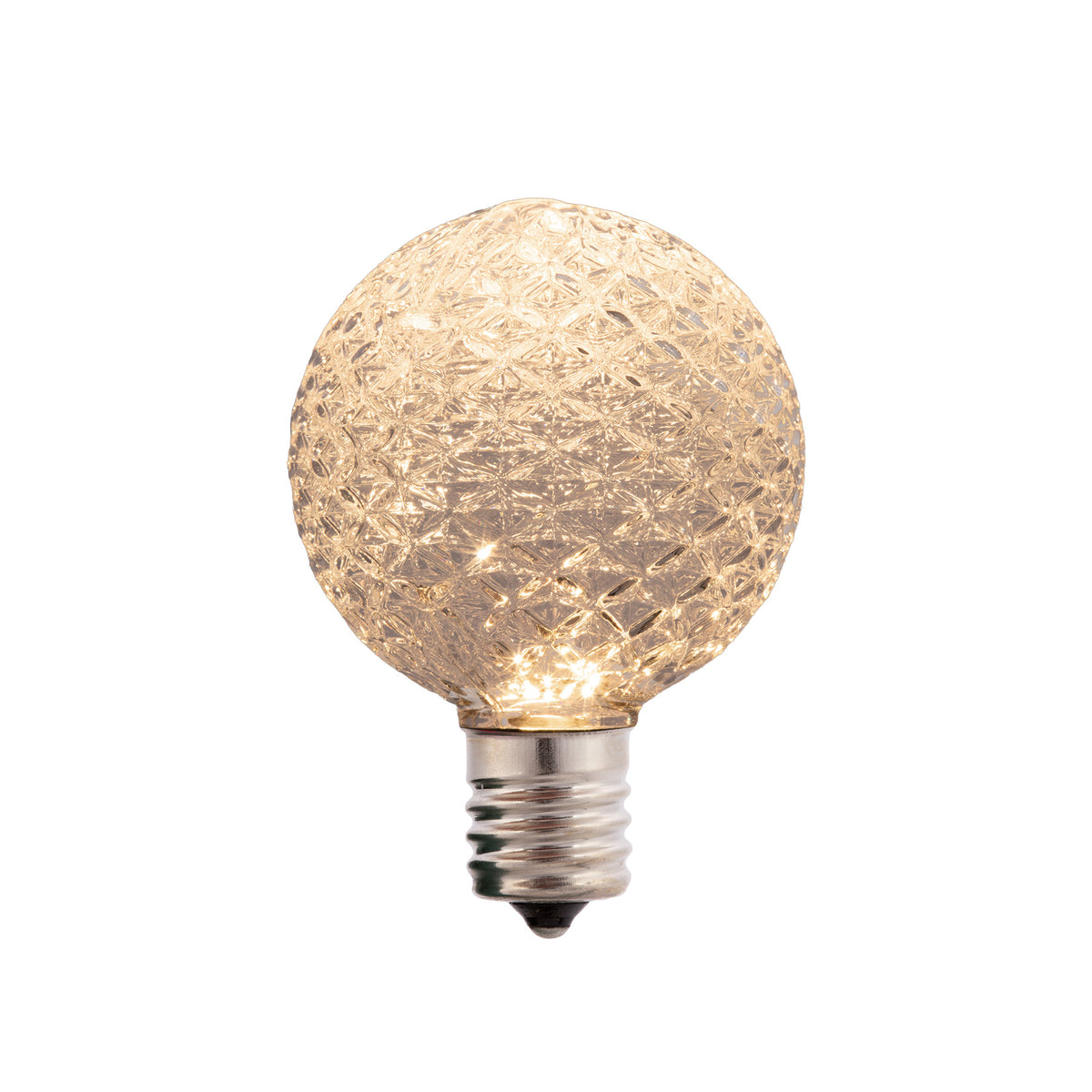 G50 LED Faceted Bulbs - 25 Retail Box)