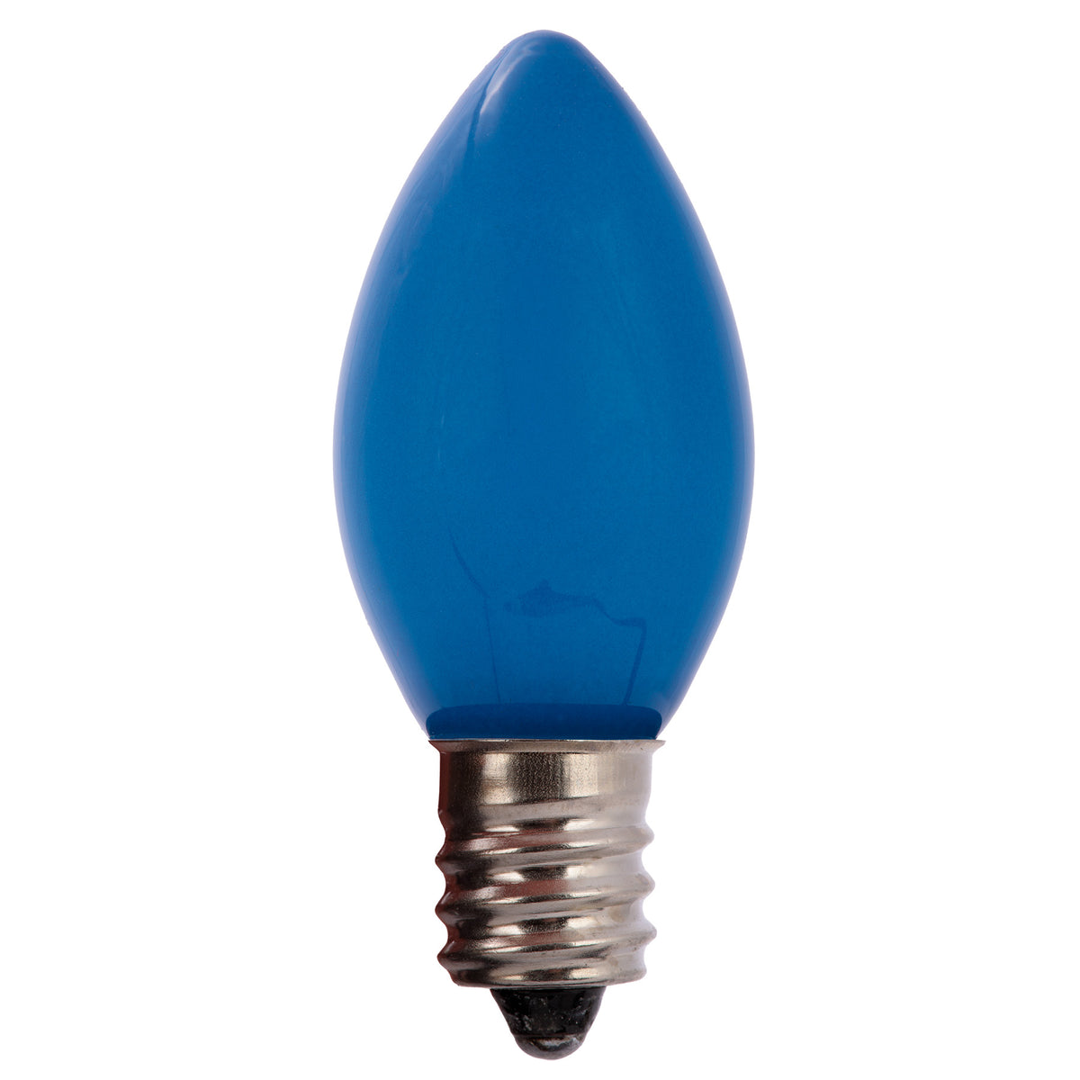 C7 Incandescent Smooth Opaque Bulbs (Retail Box)