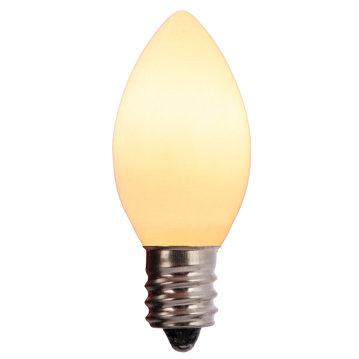 C7 Incandescent Smooth Opaque Bulbs (Retail Box)